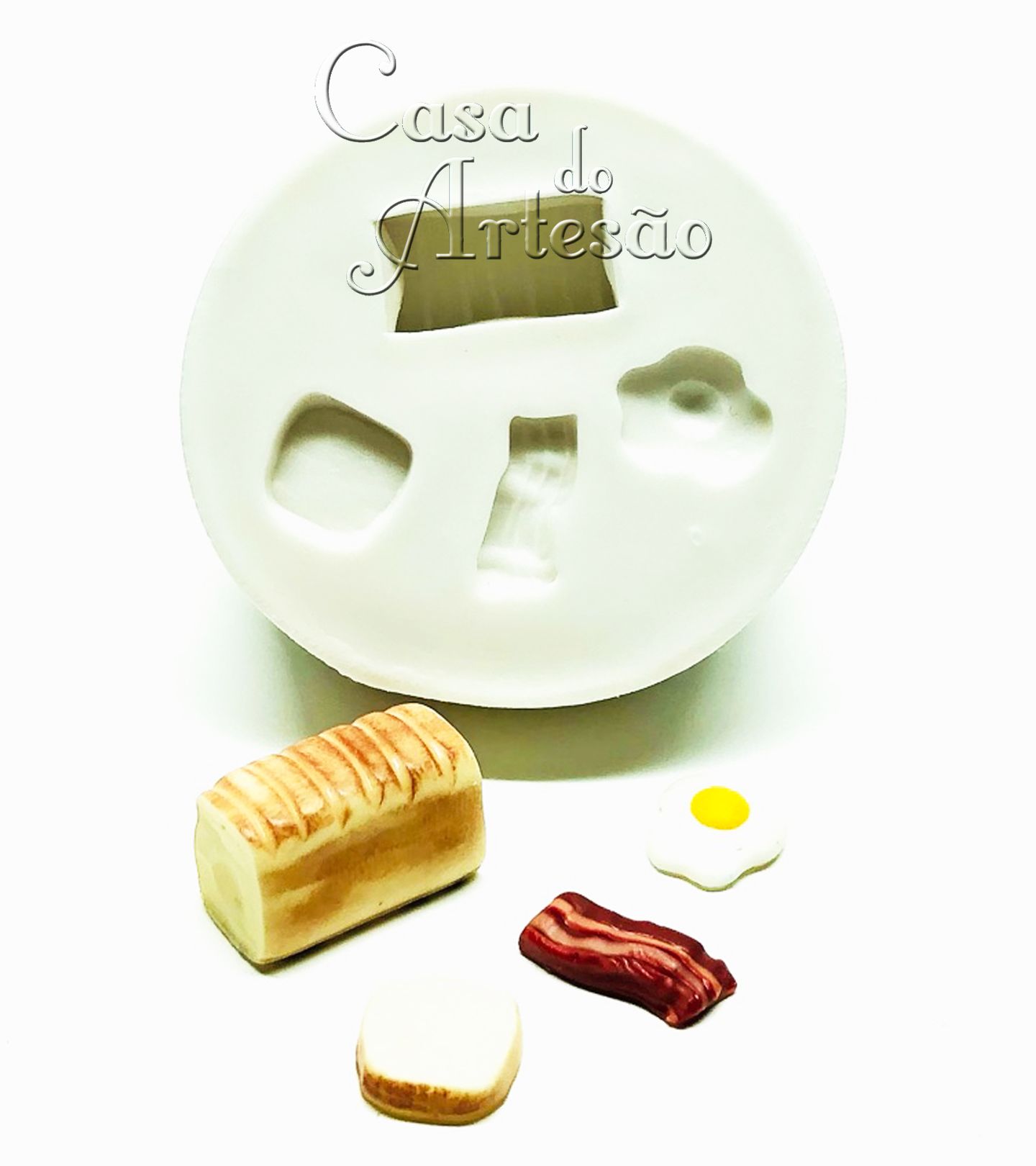 Molde de silicone - Café da Manhã - Pequeno - P879