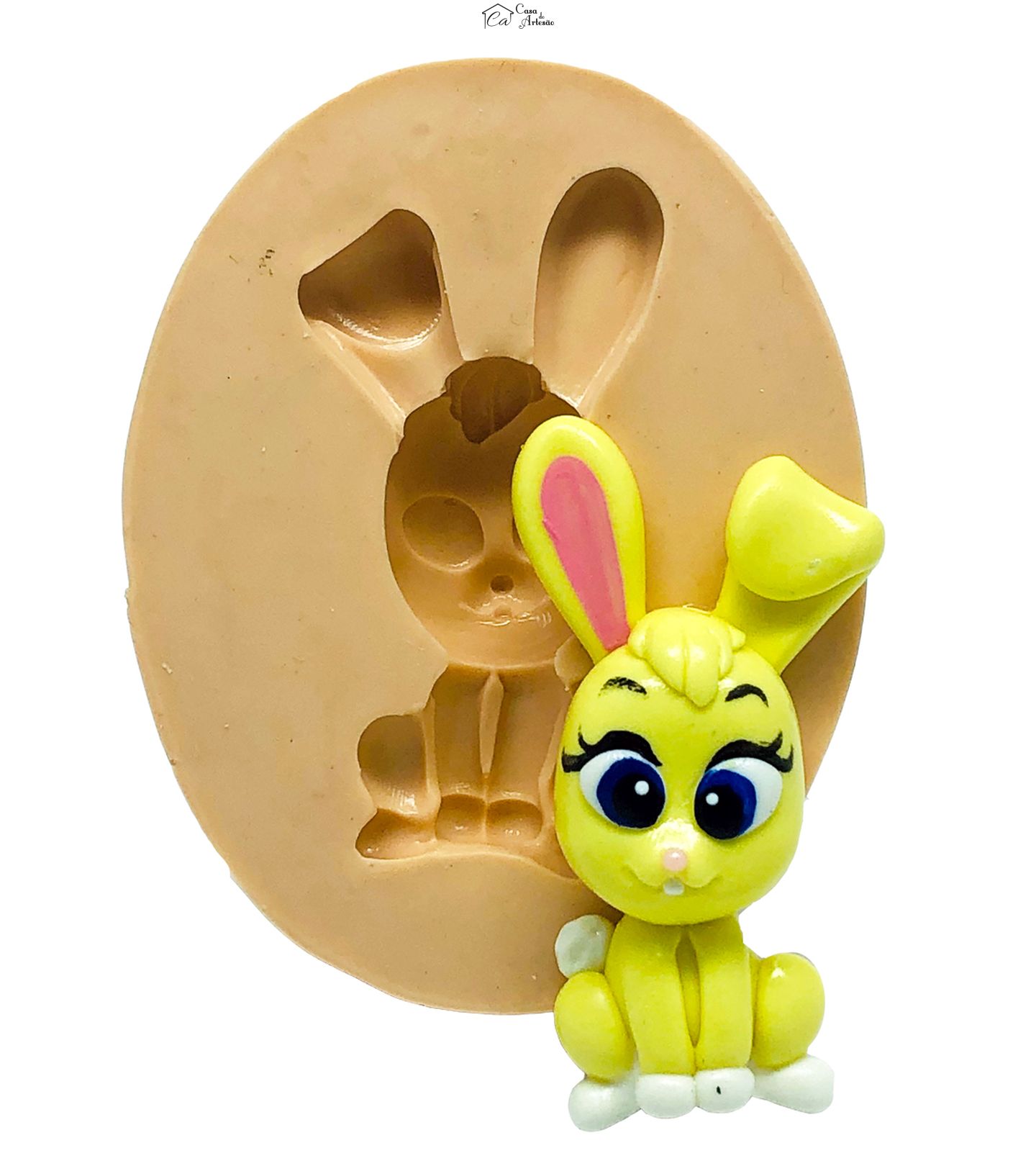 Molde de silicone - Tots - Coelho - Medio - P815