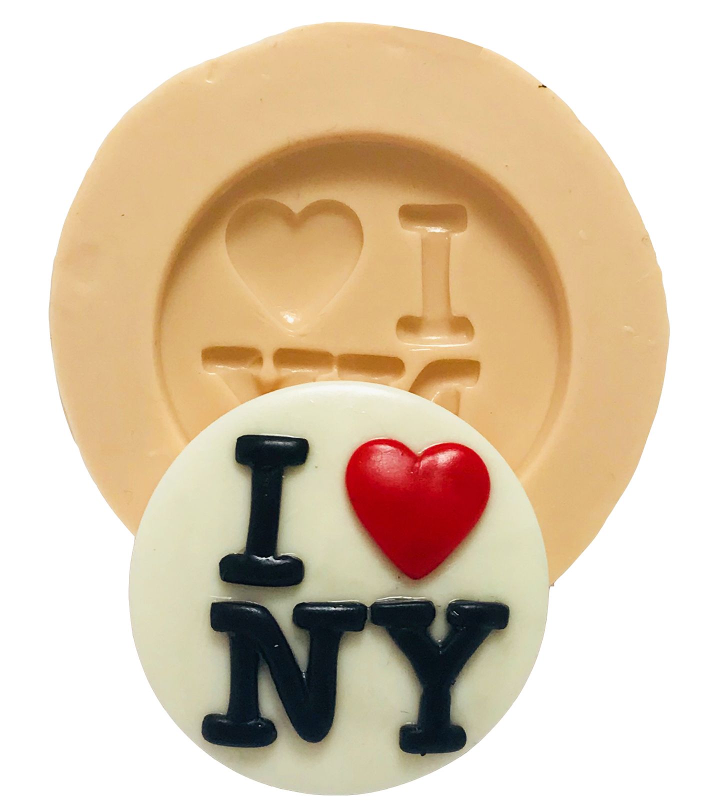 Placa - I Love New York - Media - P417