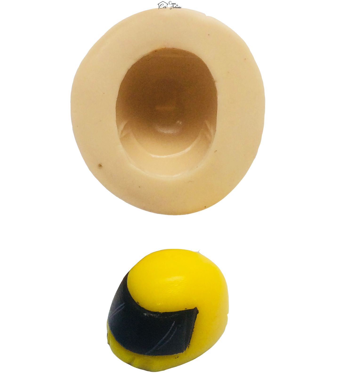 Molde de silicone - Capacete Pequeno - P204