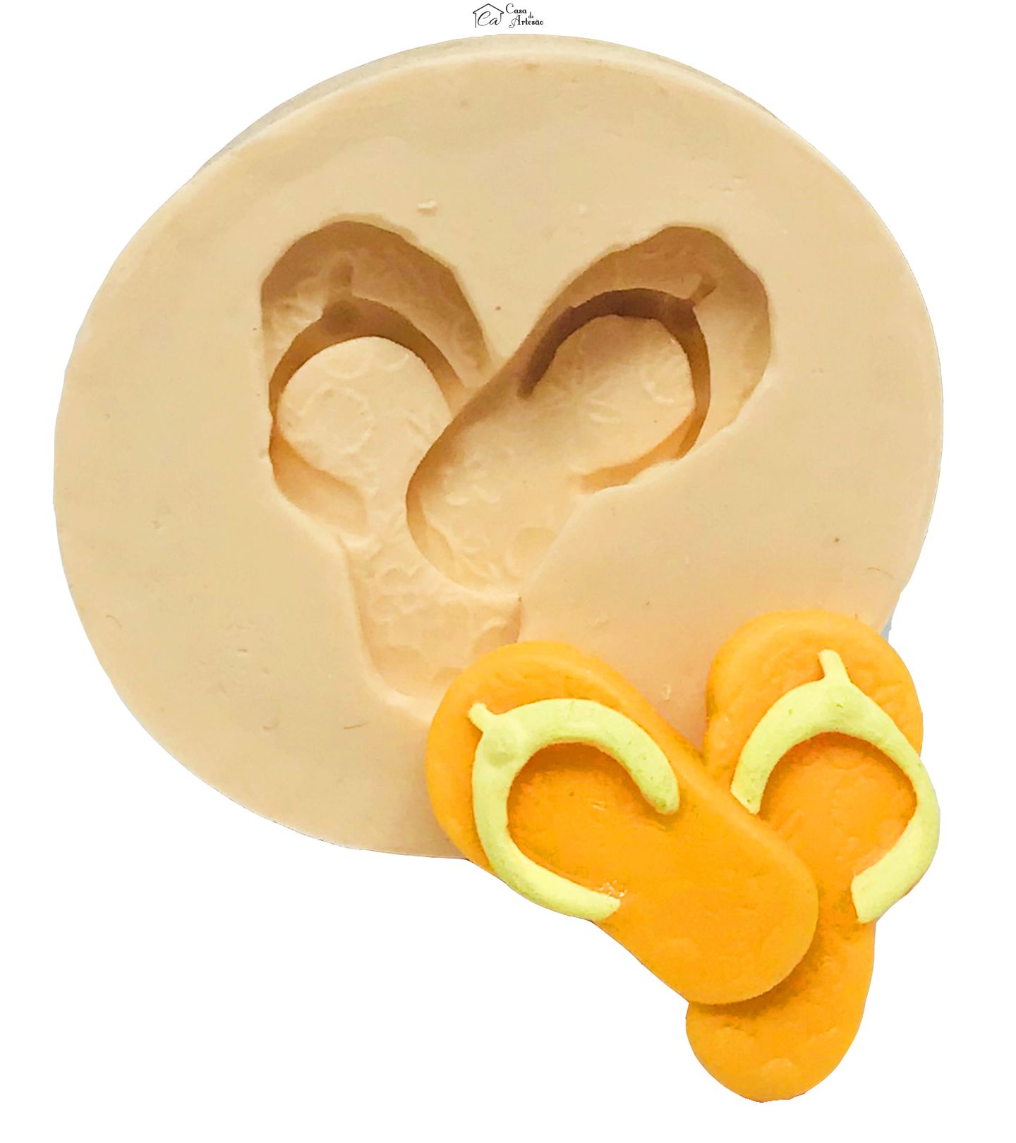 Molde de silicone - Sandalia - Par