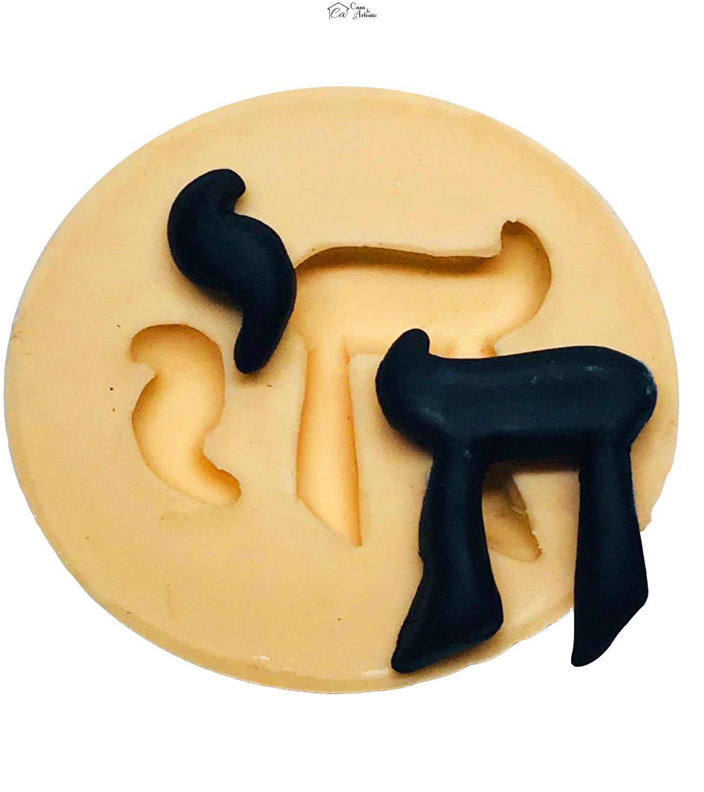Molde de silicone - Simbolo Judaico - Chai - Pequeno - P543
