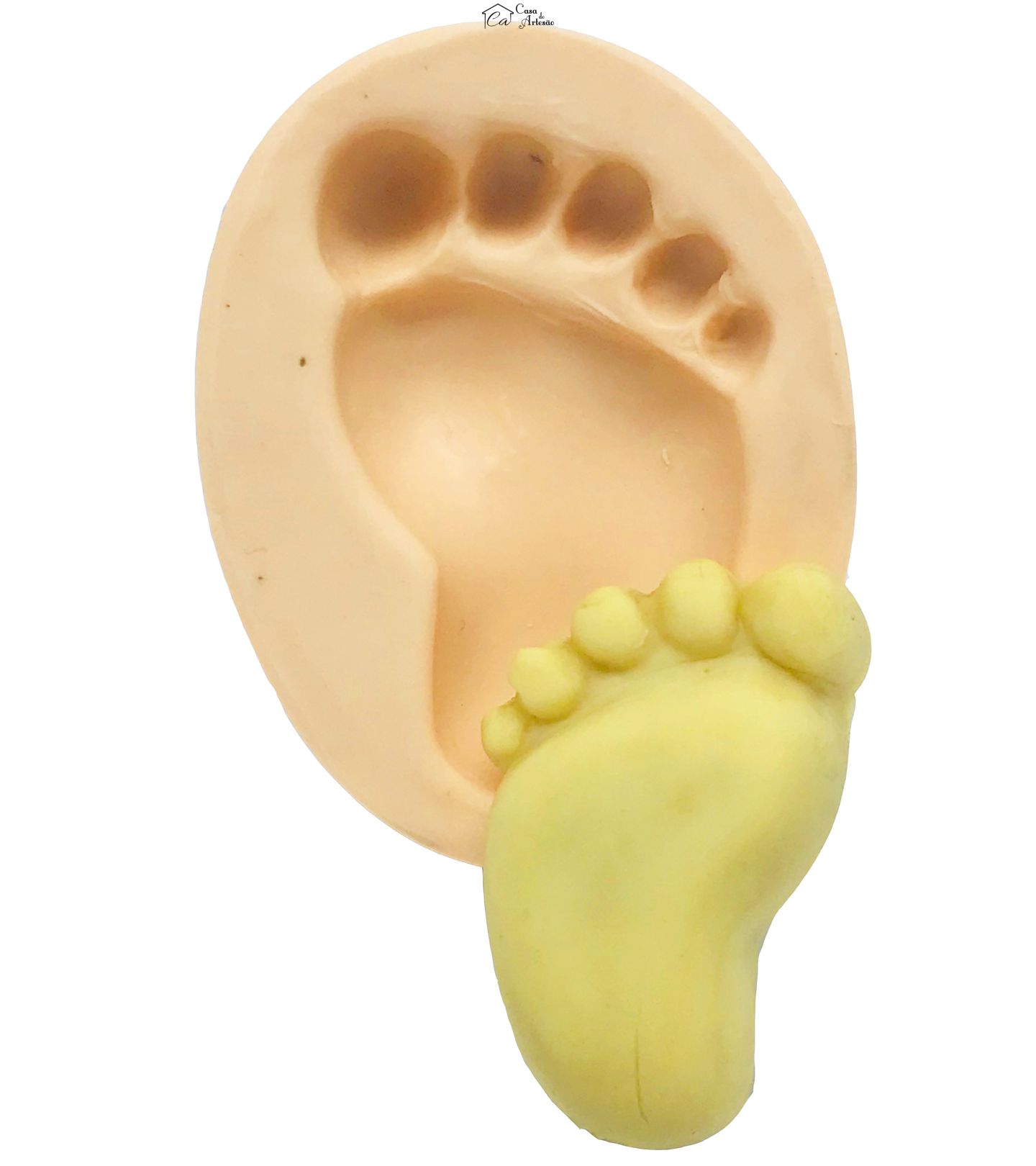 Molde de silicone - Pé (Único)