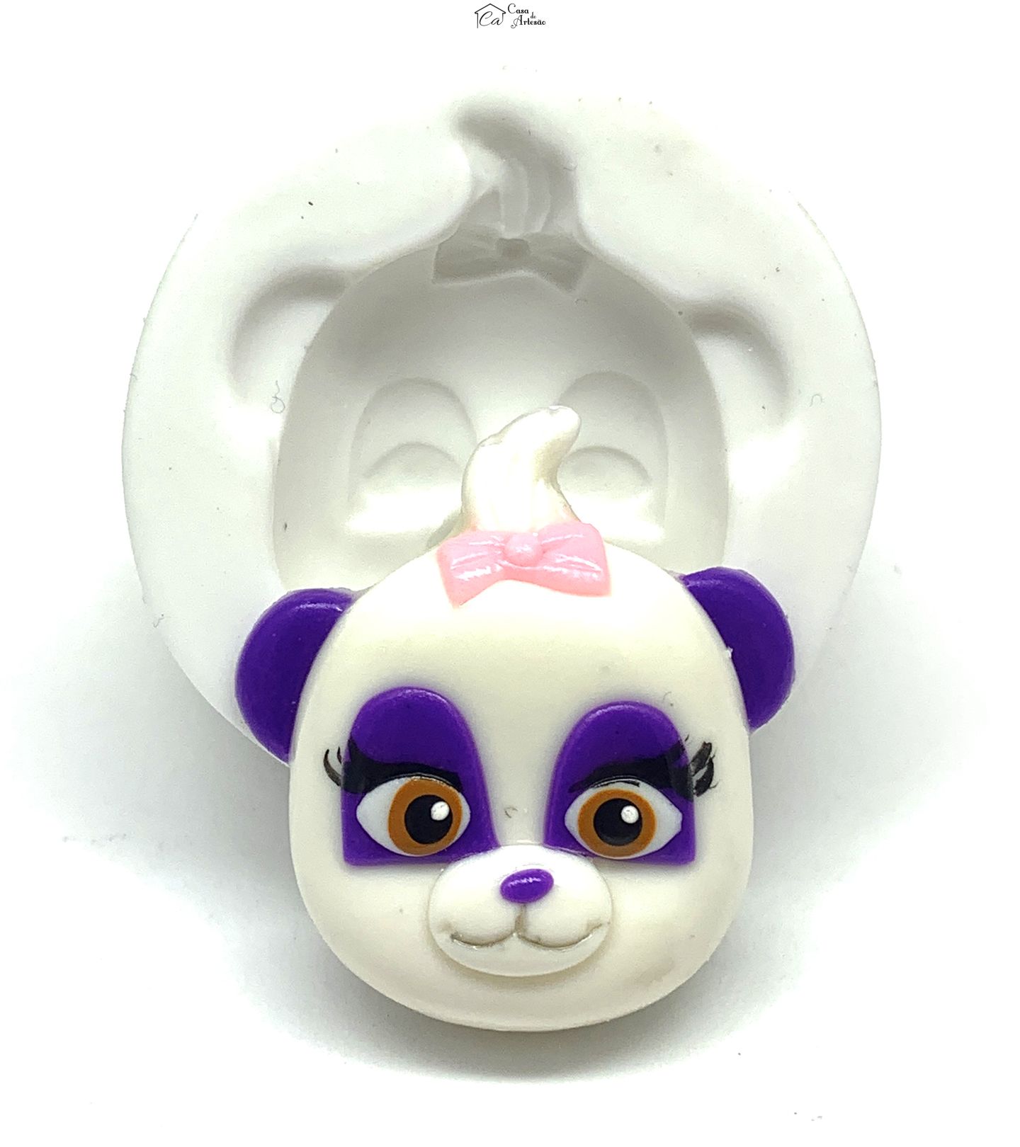 Molde de silicone - Festa de Palavras - Rosto Lulu - Grande - P1193