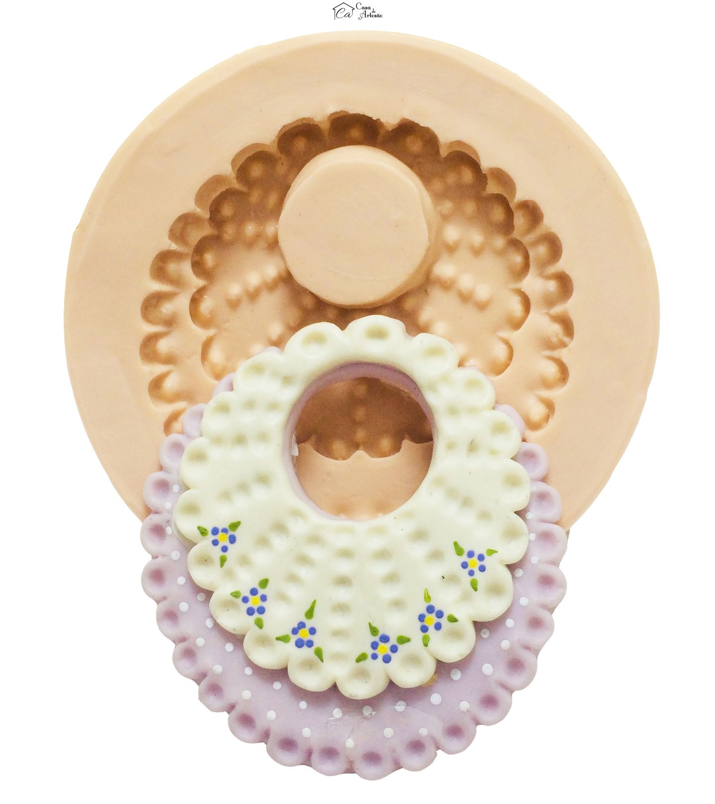 Molde de silicone - Babador