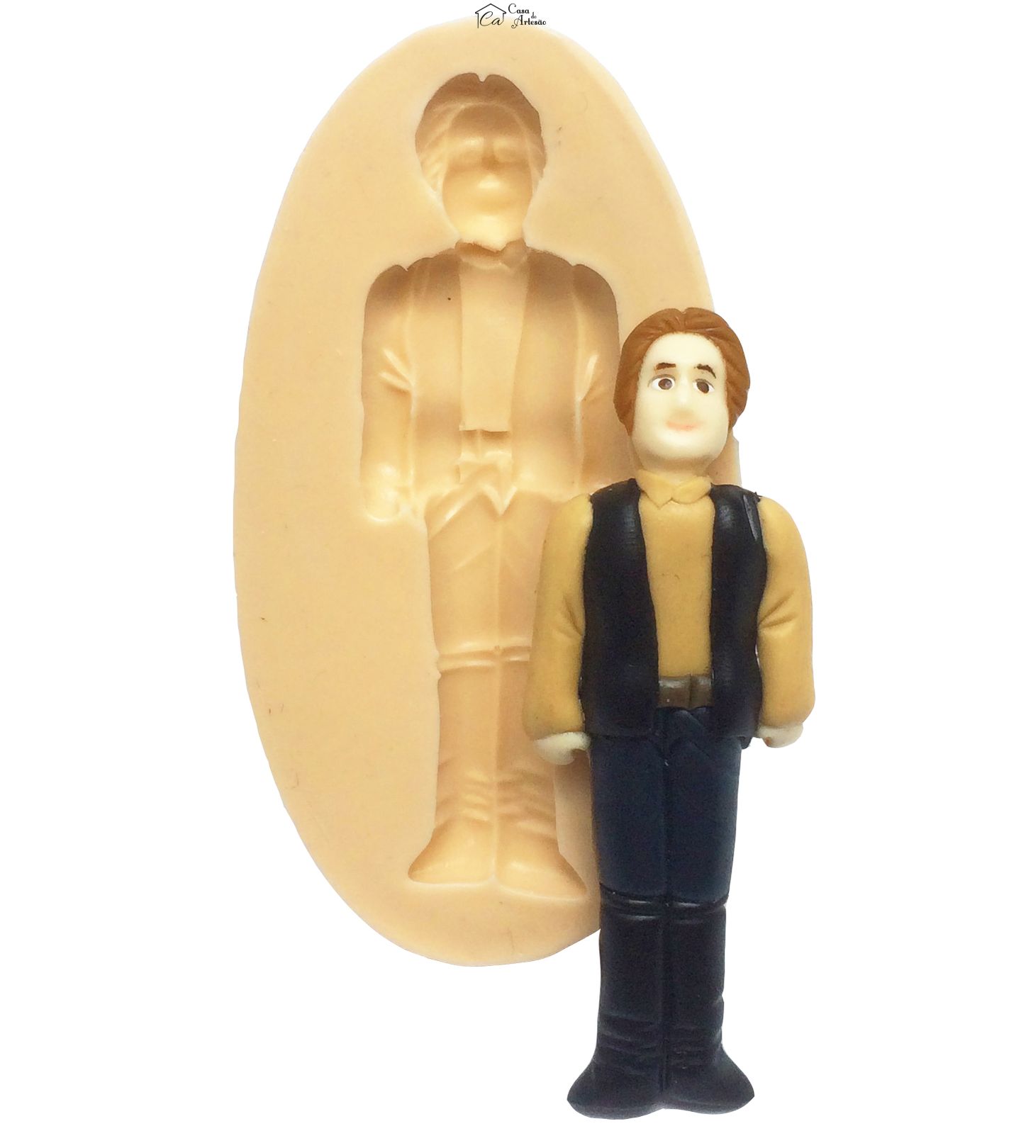 Molde de silicone - Guerra na Estrelas - Han Solo - P239