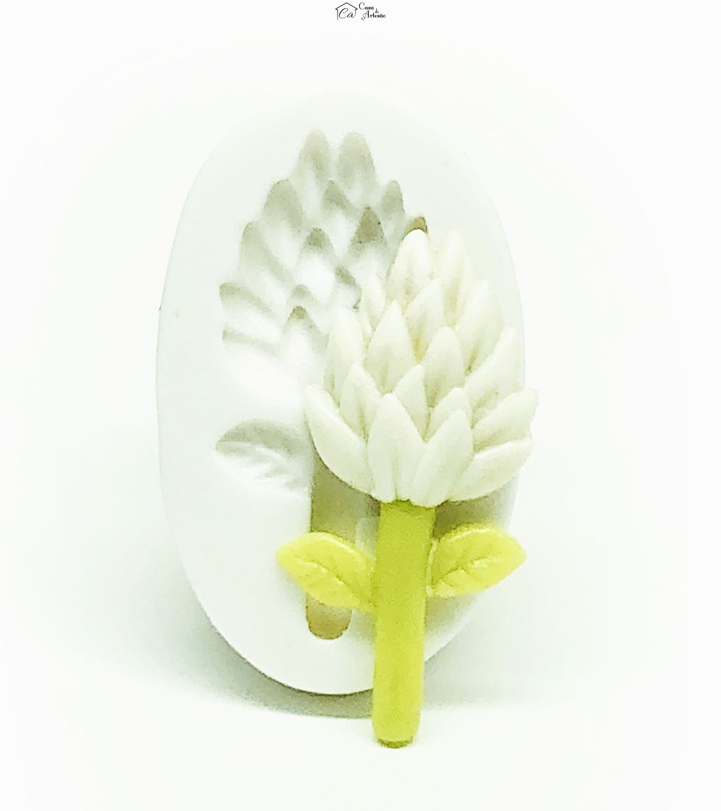 Molde de silicone - Flor de Abacaxi - Media - P1129