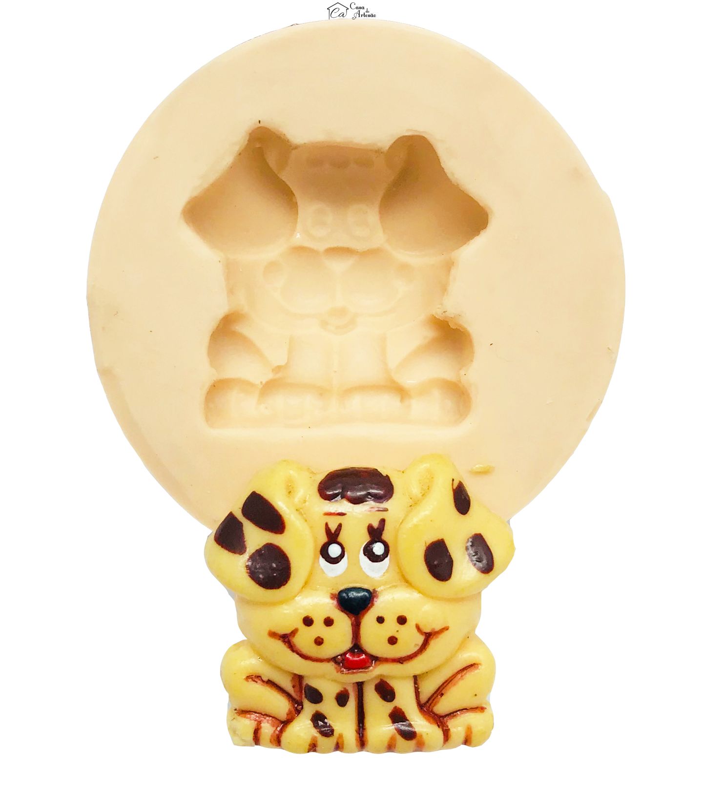 Molde de silicone - Cachorro de Frente