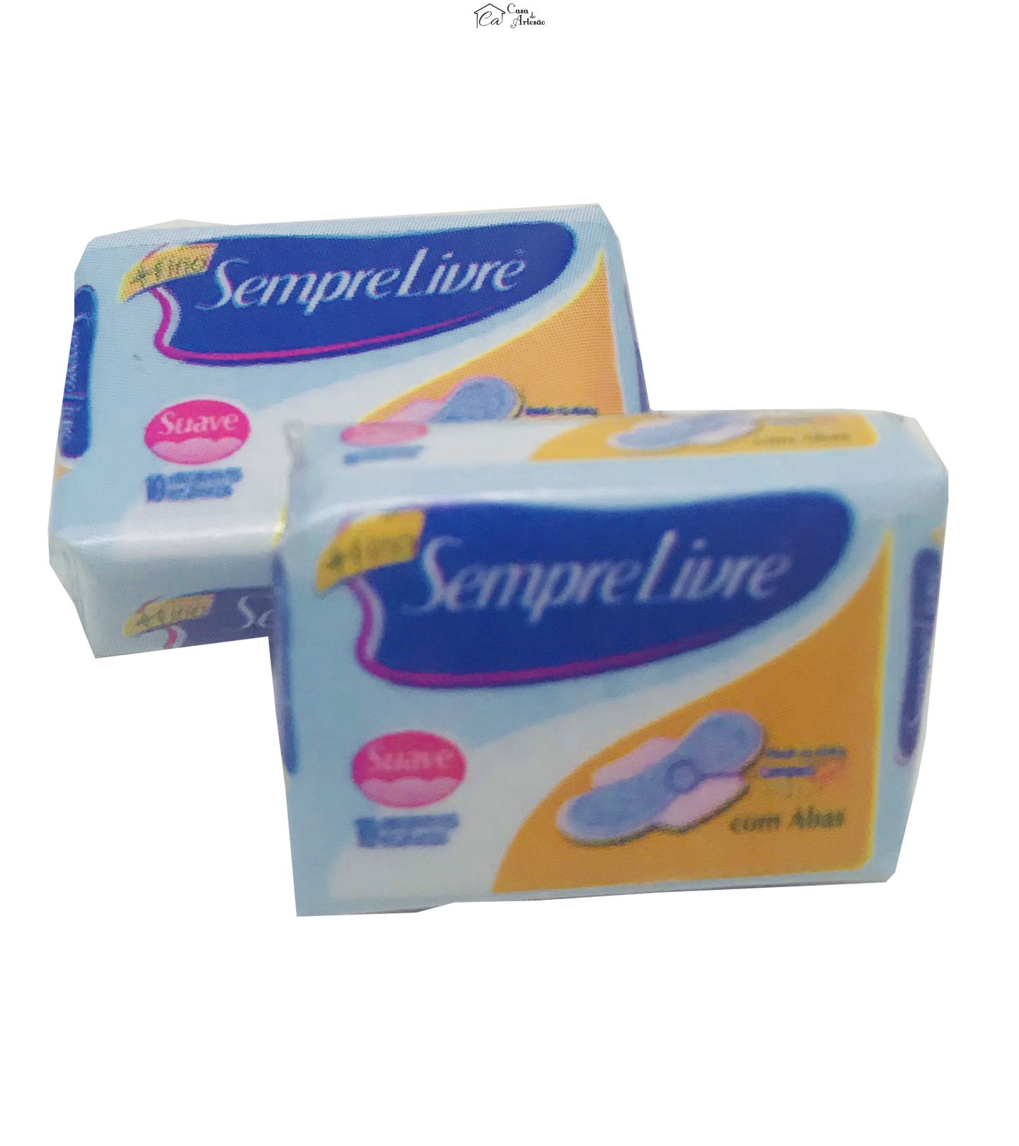 Miniaturas - Absorvente Sempre Livre - Emb c/ 10