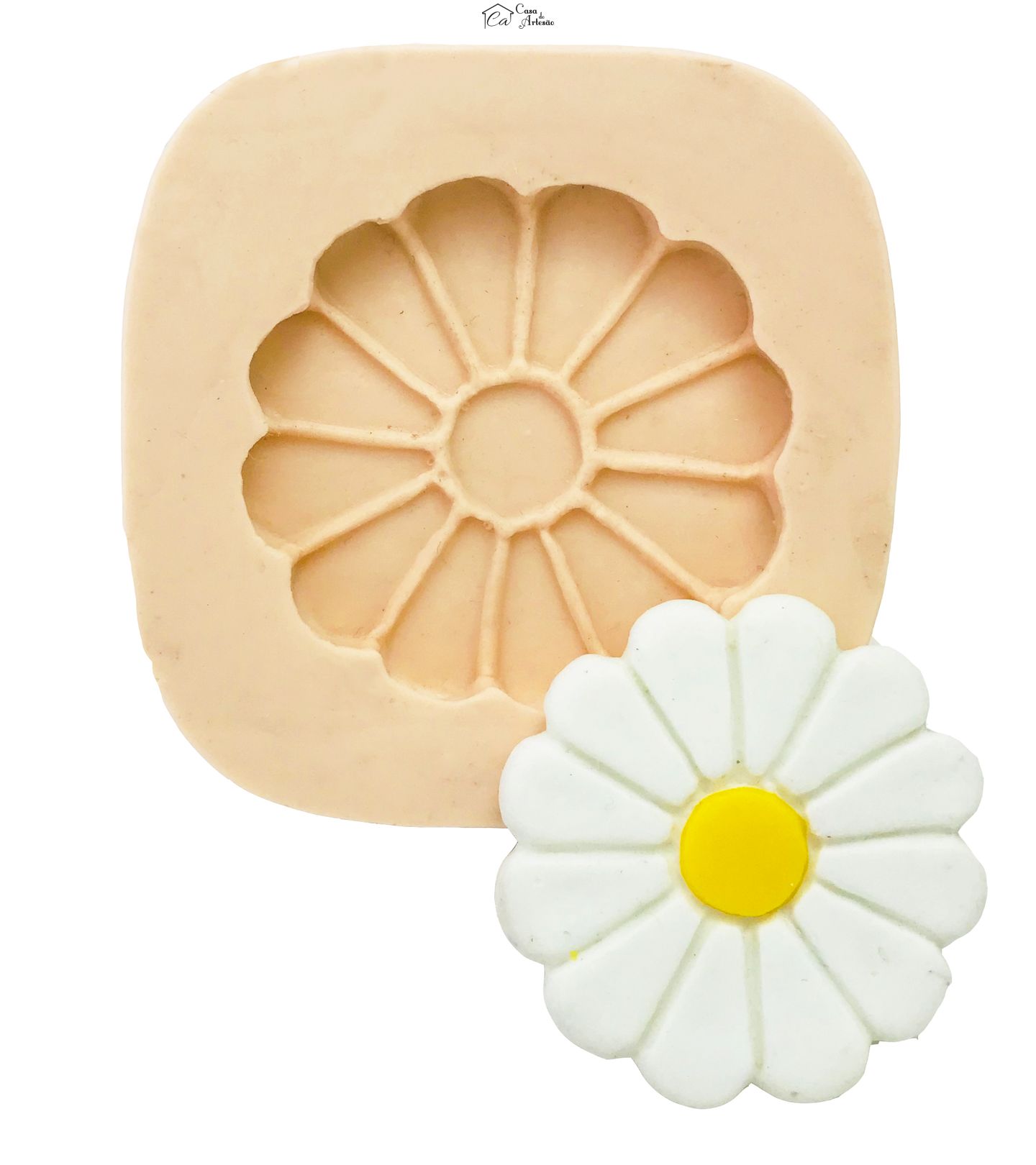 Molde de silicone - Margarida - P129