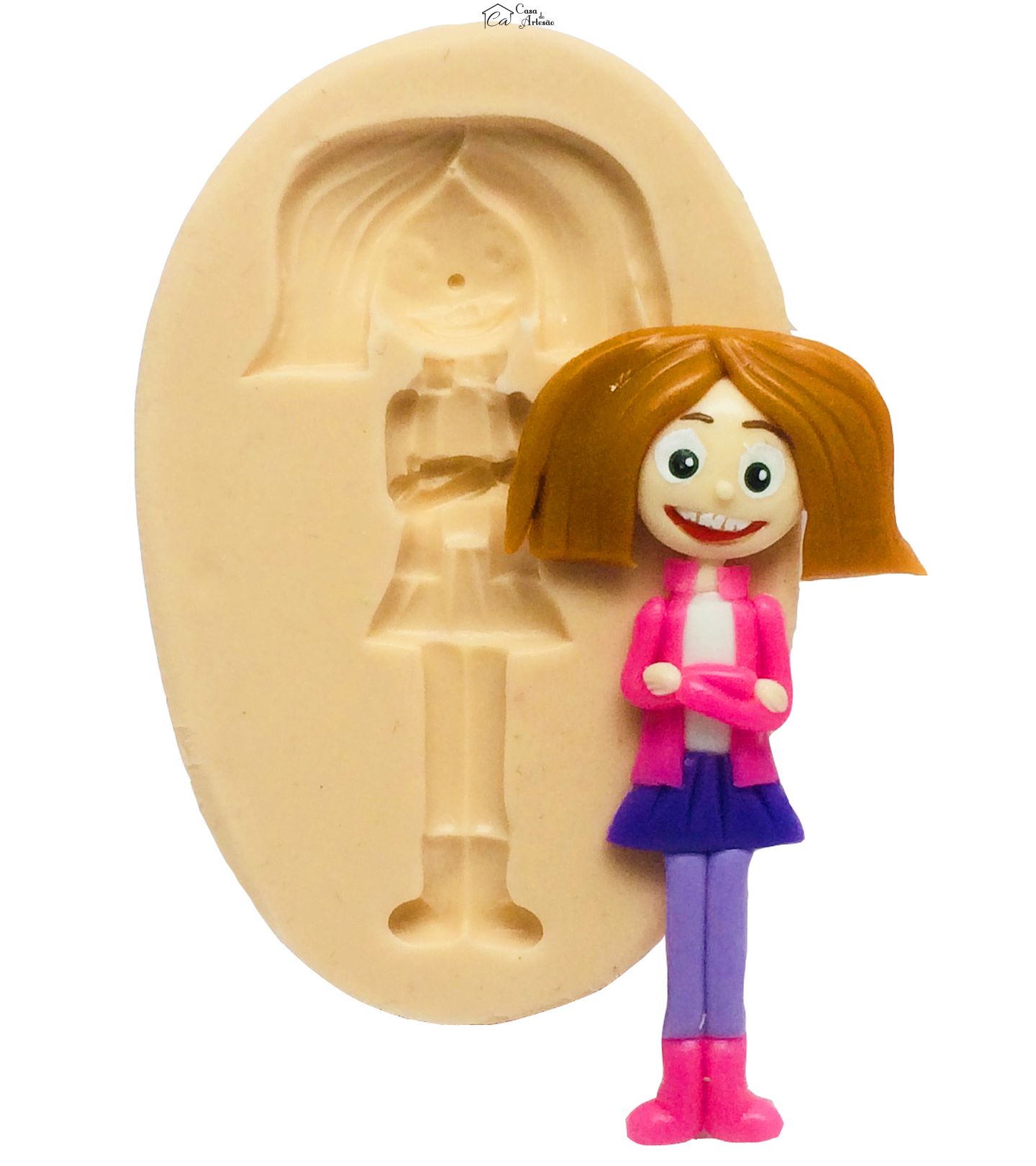 Molde de silicone - Miss Moon - Lola - Pequena - P351