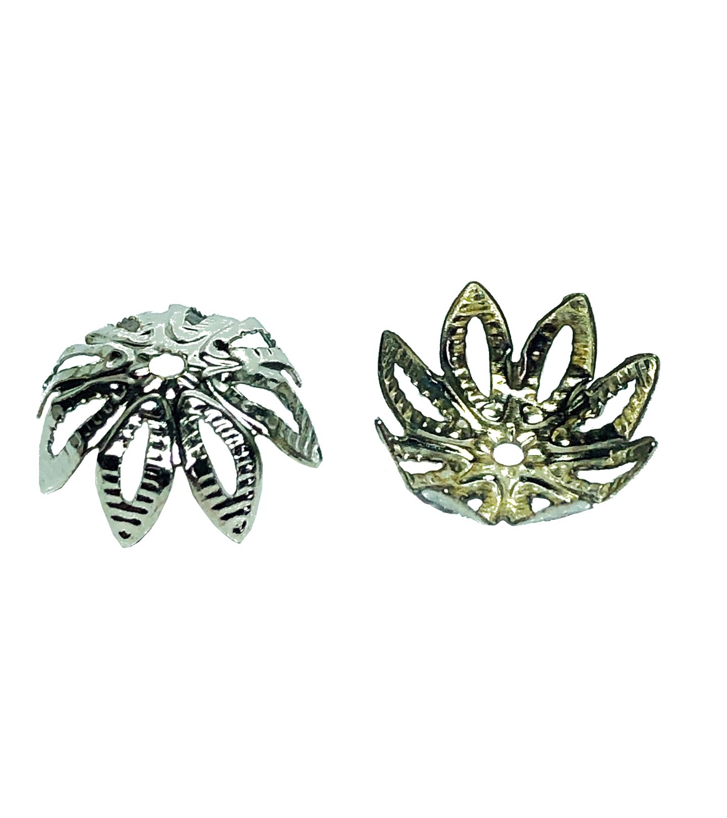 Garra p/ Cabelo Noiva - Tulipa 8 Pontas - Trab. - 25 pç