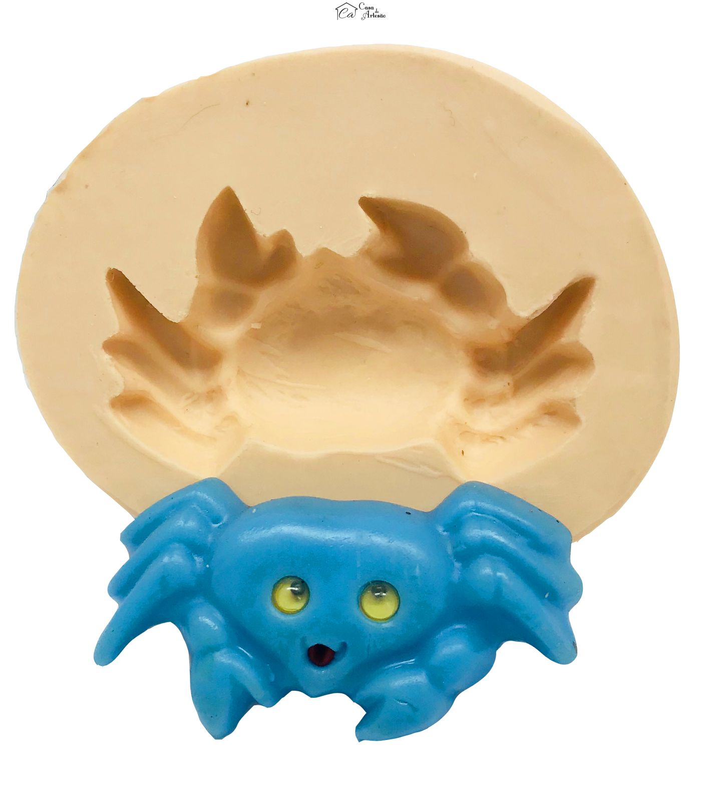 Molde de silicone - Caranguejo Médio