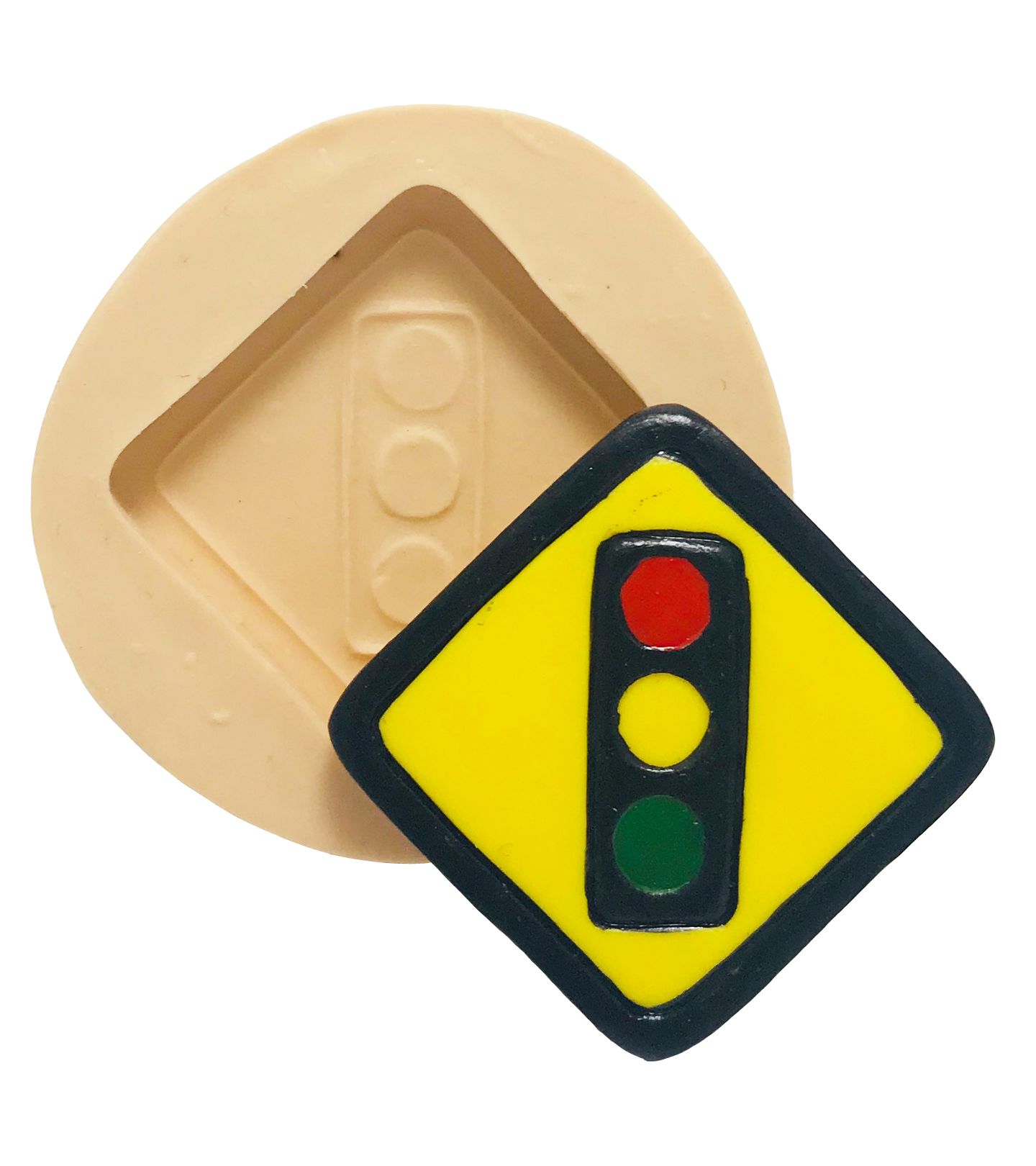 Placa Sinalização - Semaforo - Media - P438