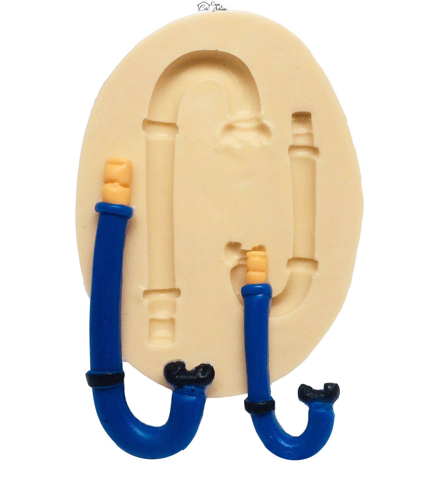 Molde de silicone - Mergulho - Snorkel 02 Tamanhos - P302