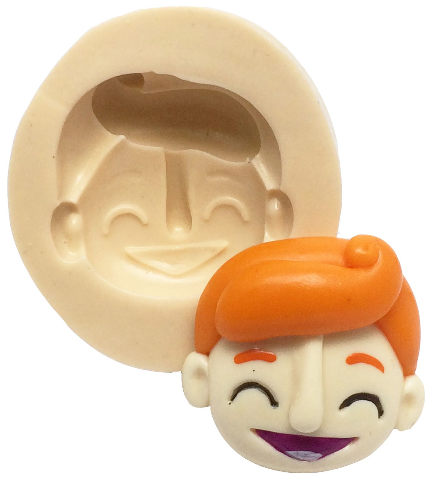 Molde de silicone - O Mundo de Bita - Rosto Tito Pequeno - P234