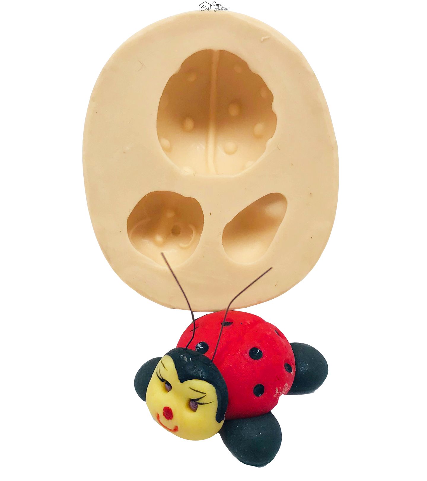 Molde de silicone - Joaninha