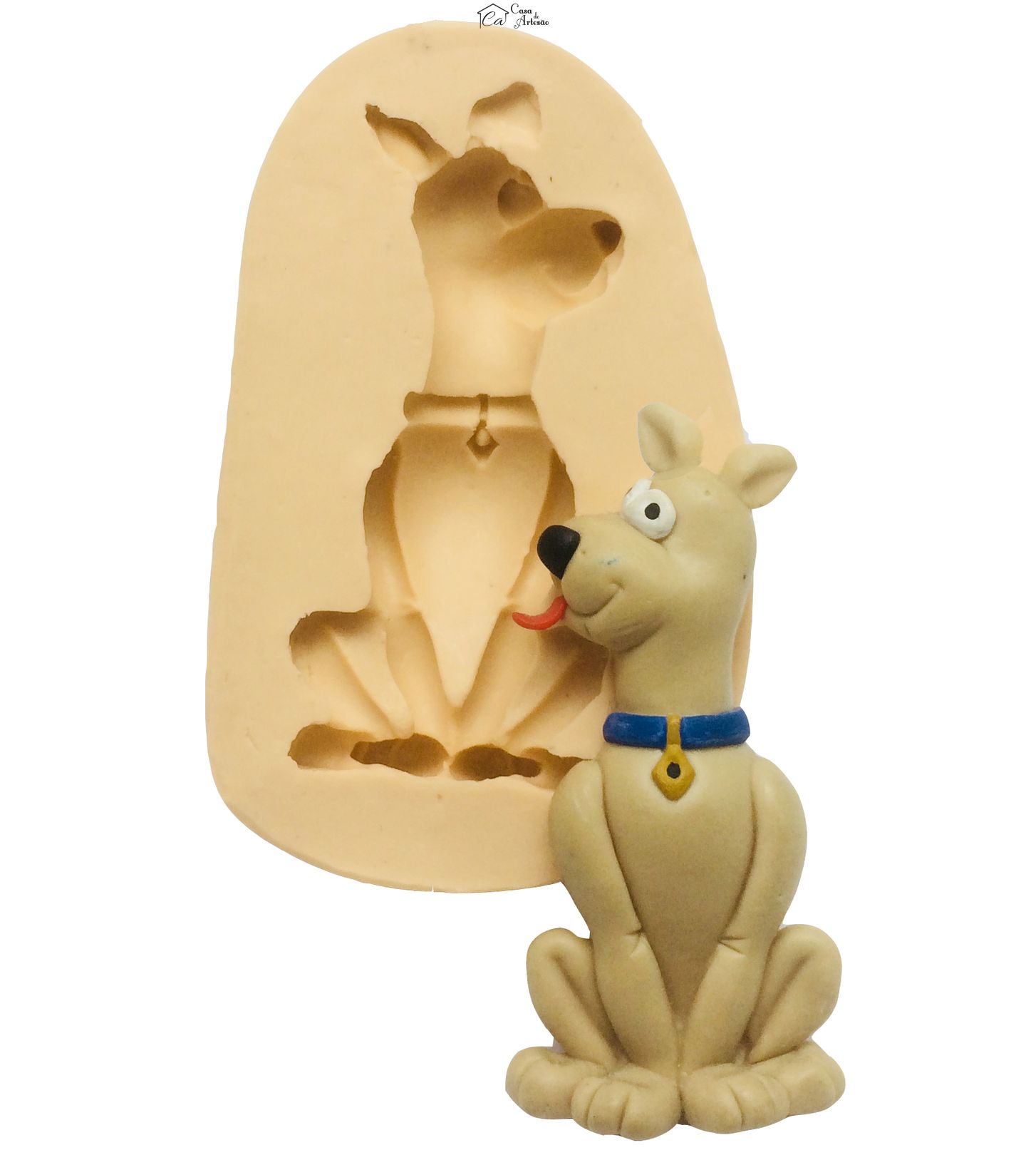 Molde de silicone - Scooby Doo - I
