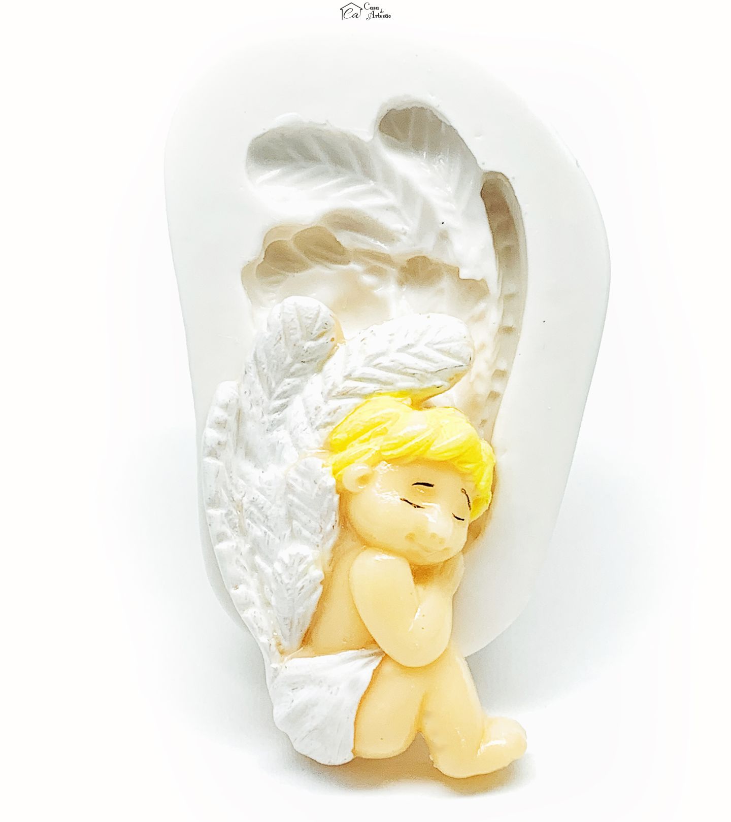 Molde de silicone - Anjo - Modelo 4 -Tamanho Único - P1150