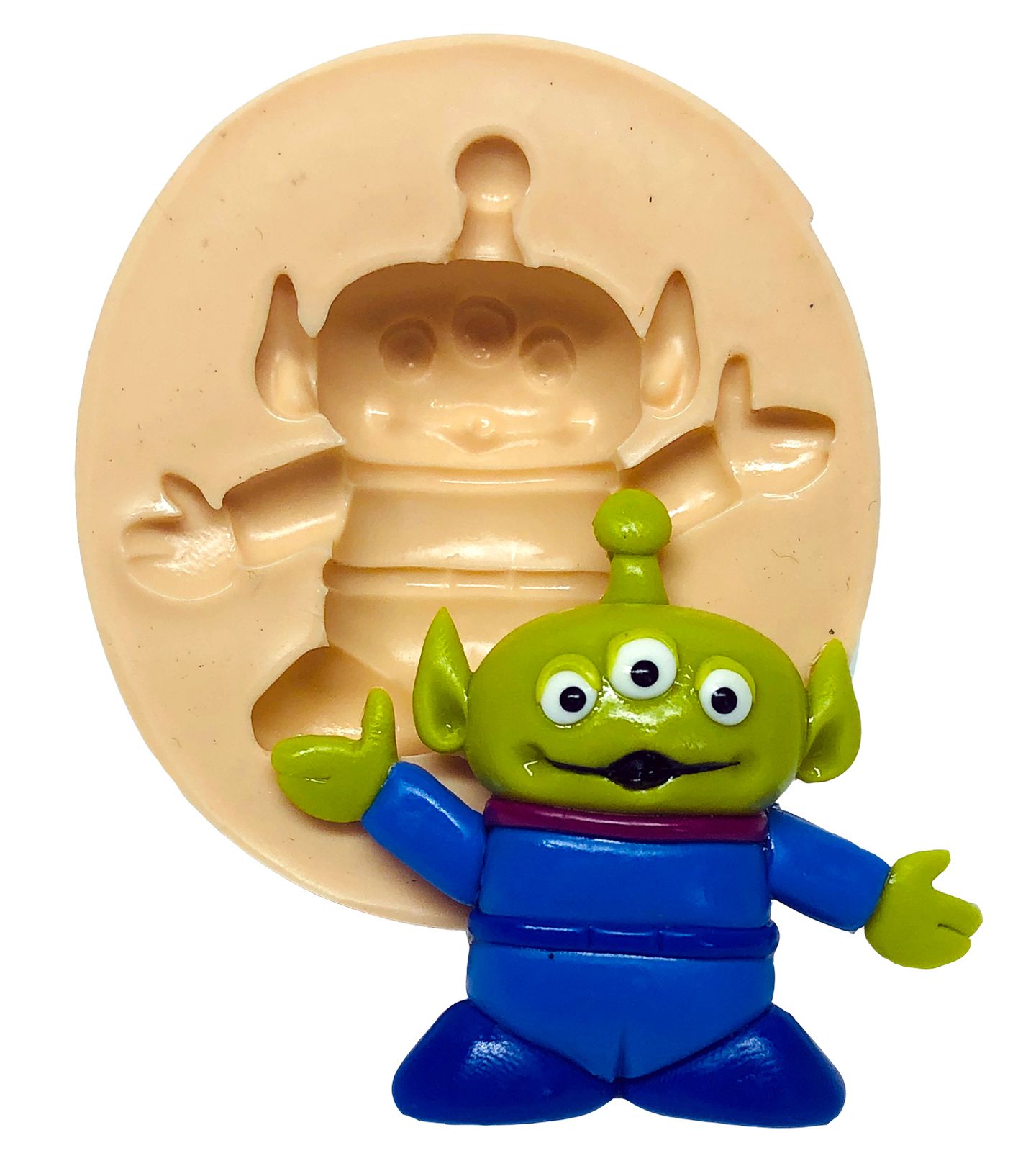 Molde de silicone - Toy Story - Alien - Medio - P645