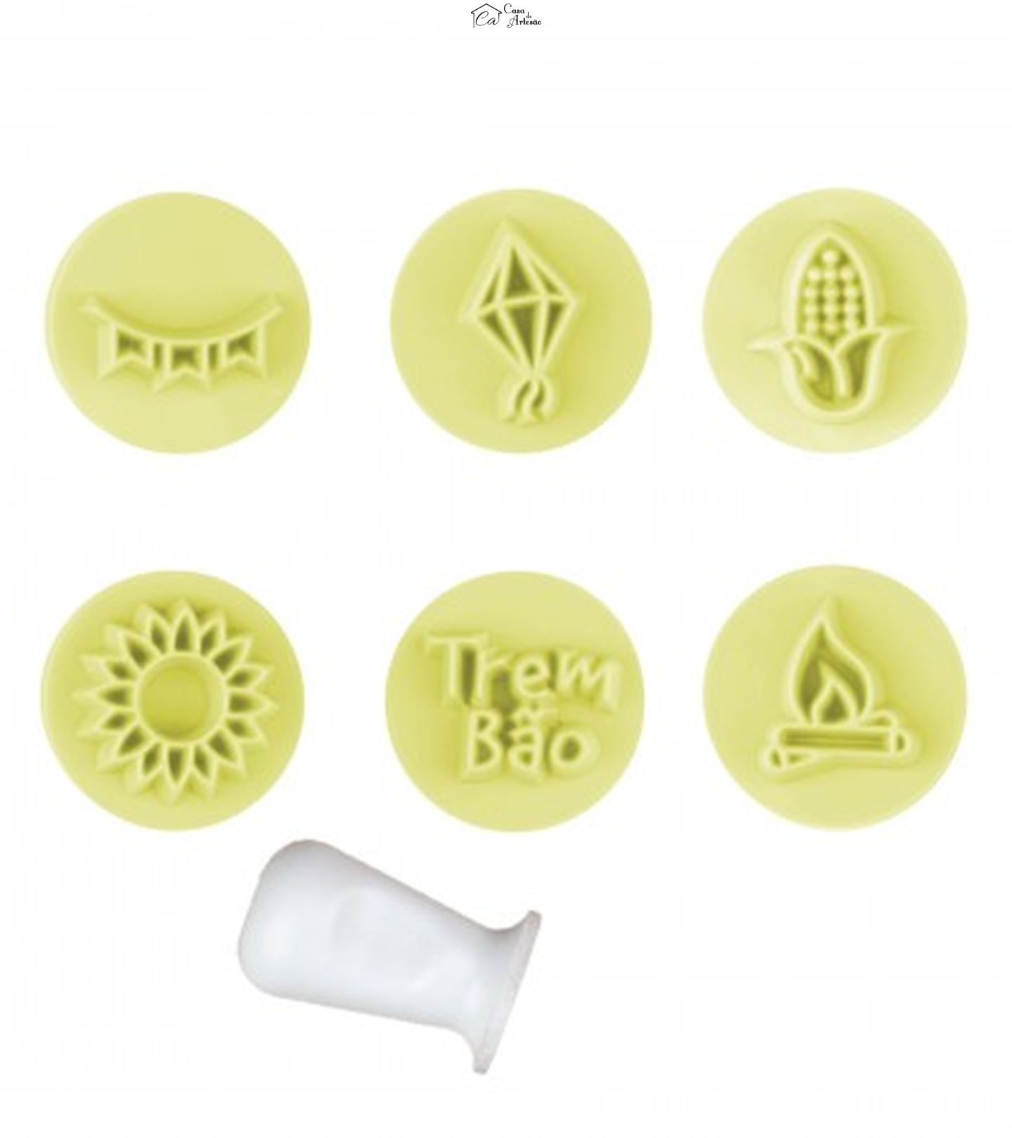 Carimbo Blue Star - Diâmetro 2,0 cm - Kit Juninos - Cod.2376