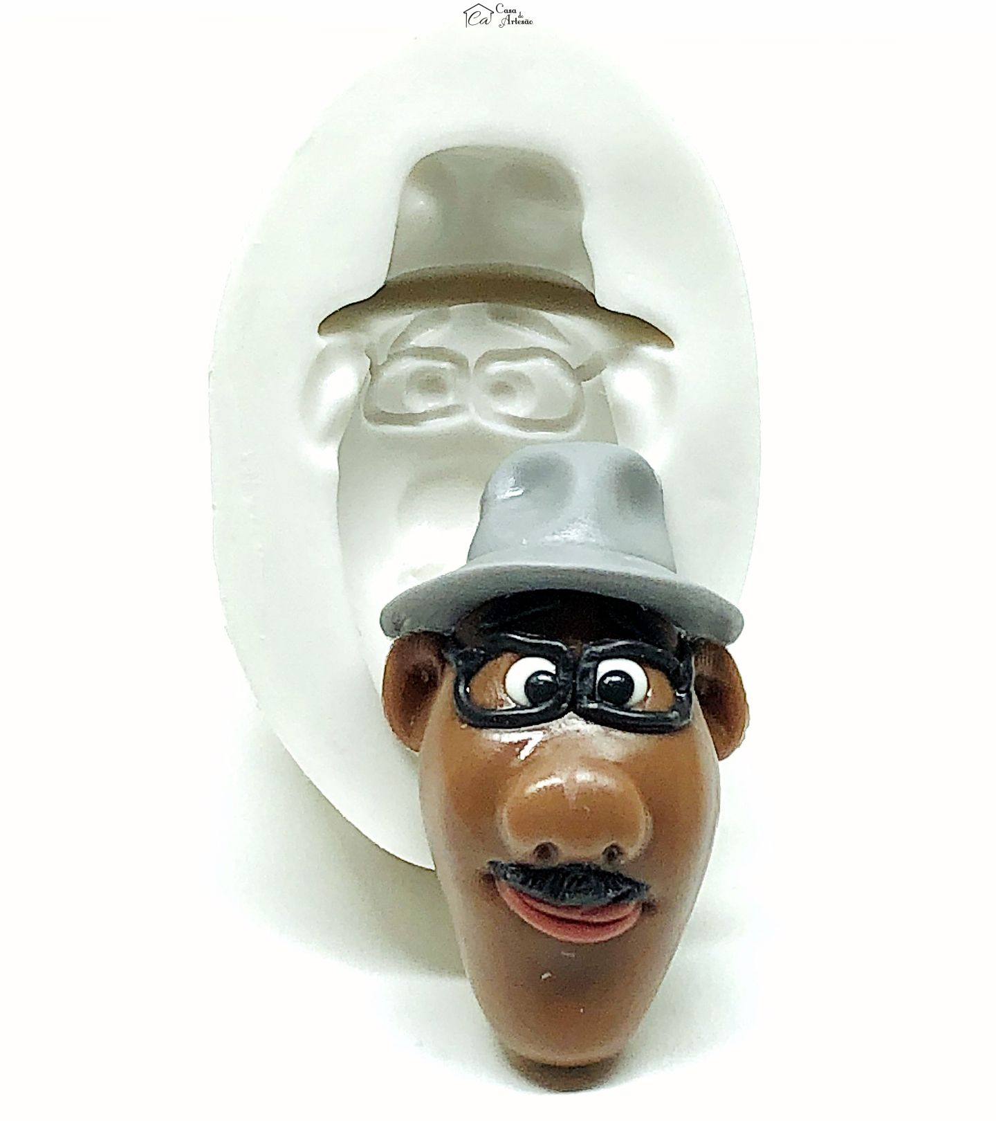 Molde de silicone - Soul - Rosto Joe - Medio - P1013