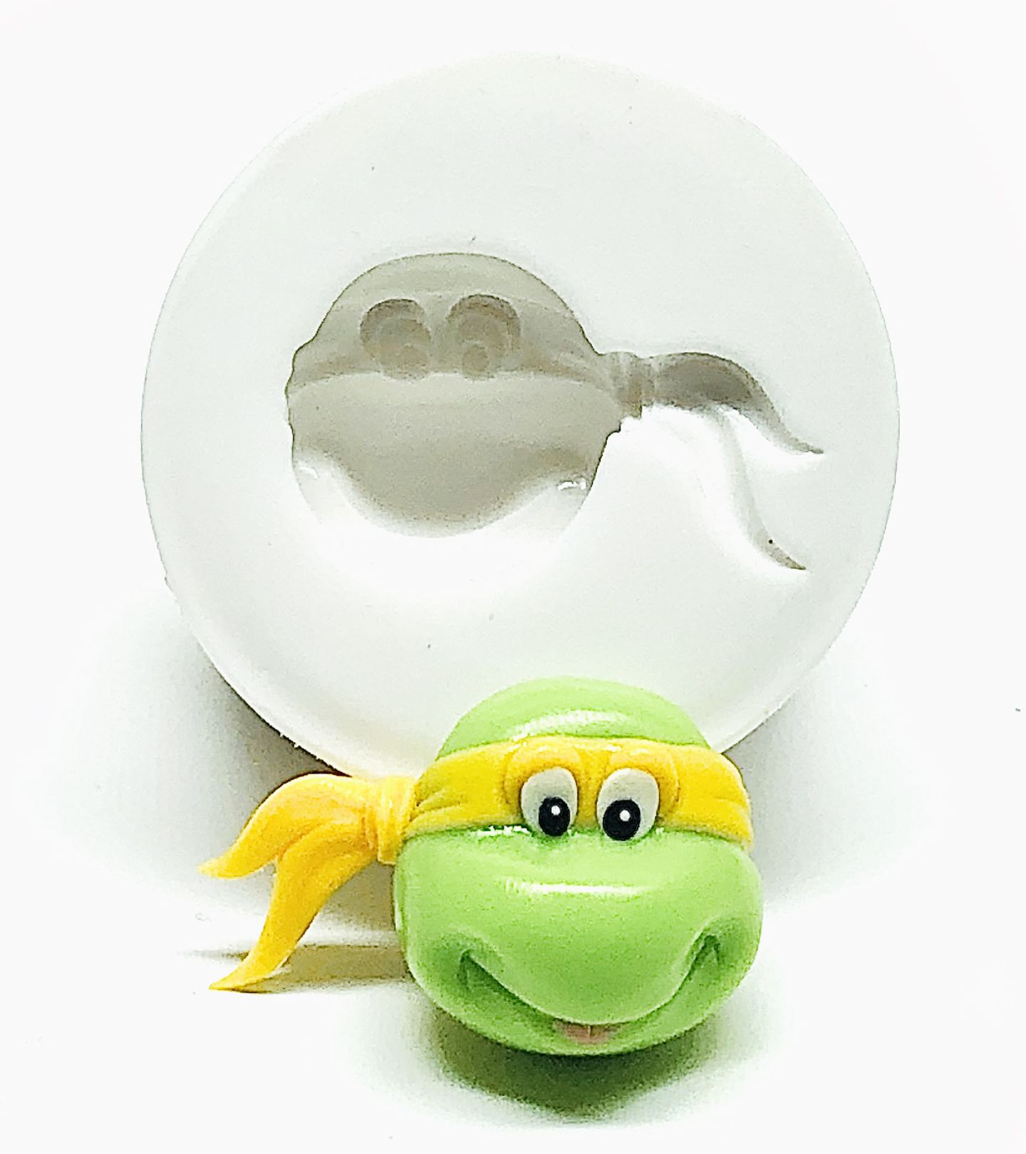 Tartarugas Ninjas - Rosto Michelangelo - Pequeno - P969