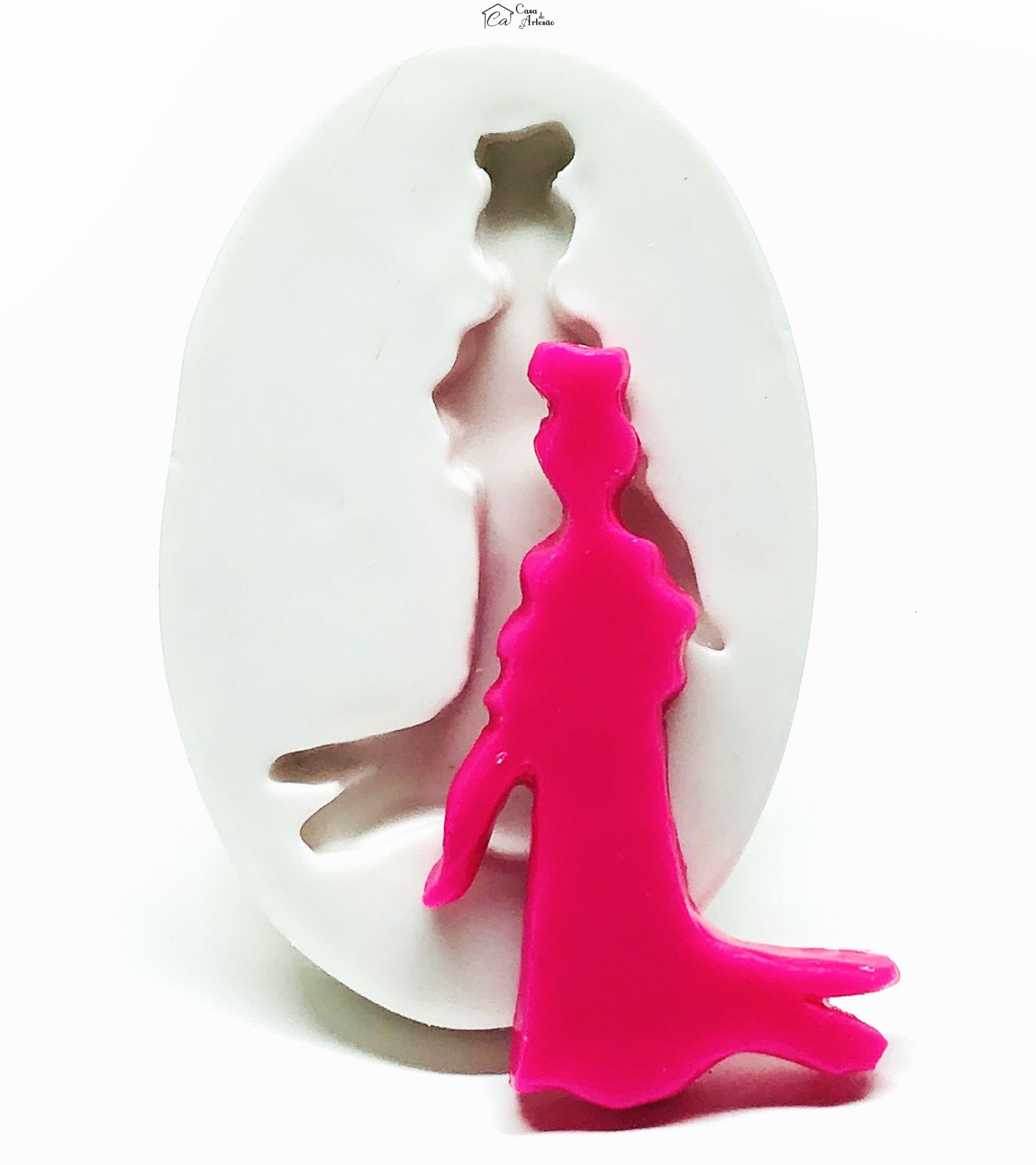 Molde de silicone - Princesas - Mulan - Sombra - Grande - P1016