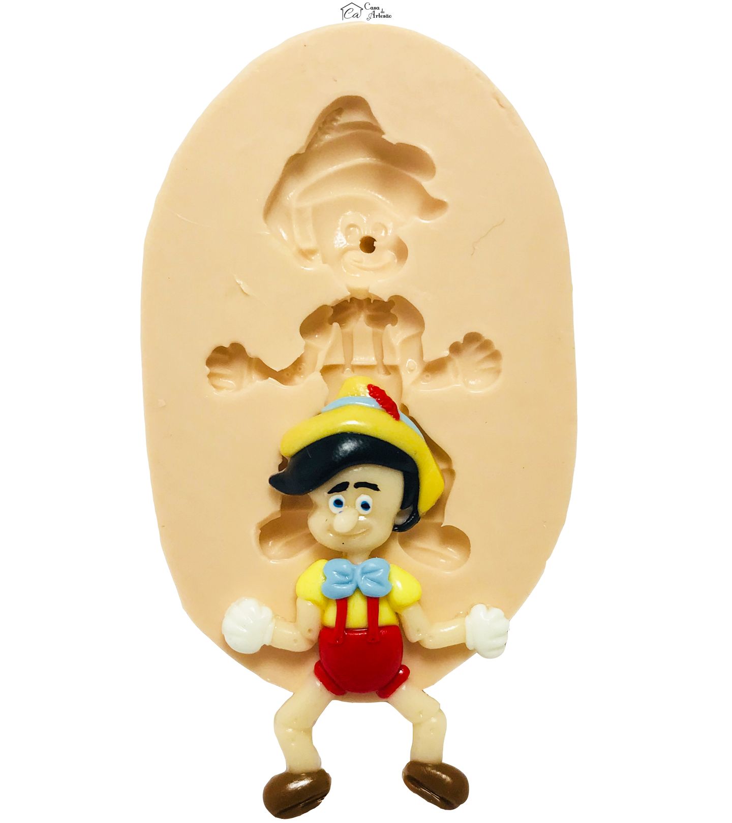 Molde de silicone - Pinocchio - Pinocchio - Pequeno - P430