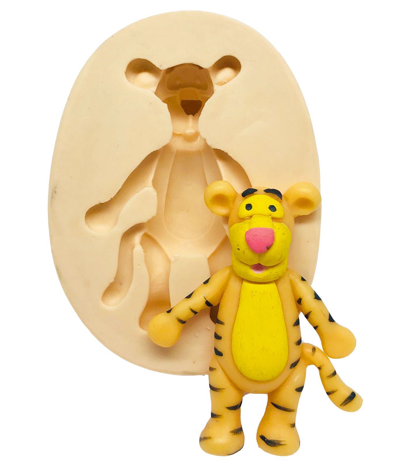 Molde de silicone - Turma do Urso Pooh - Tigrao