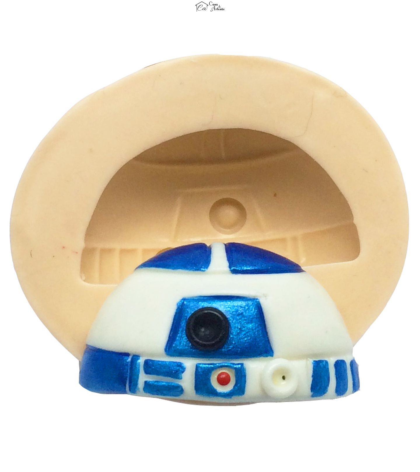 Molde de silicone - Guerra nas Estrelas - Robo R2D2 - P230