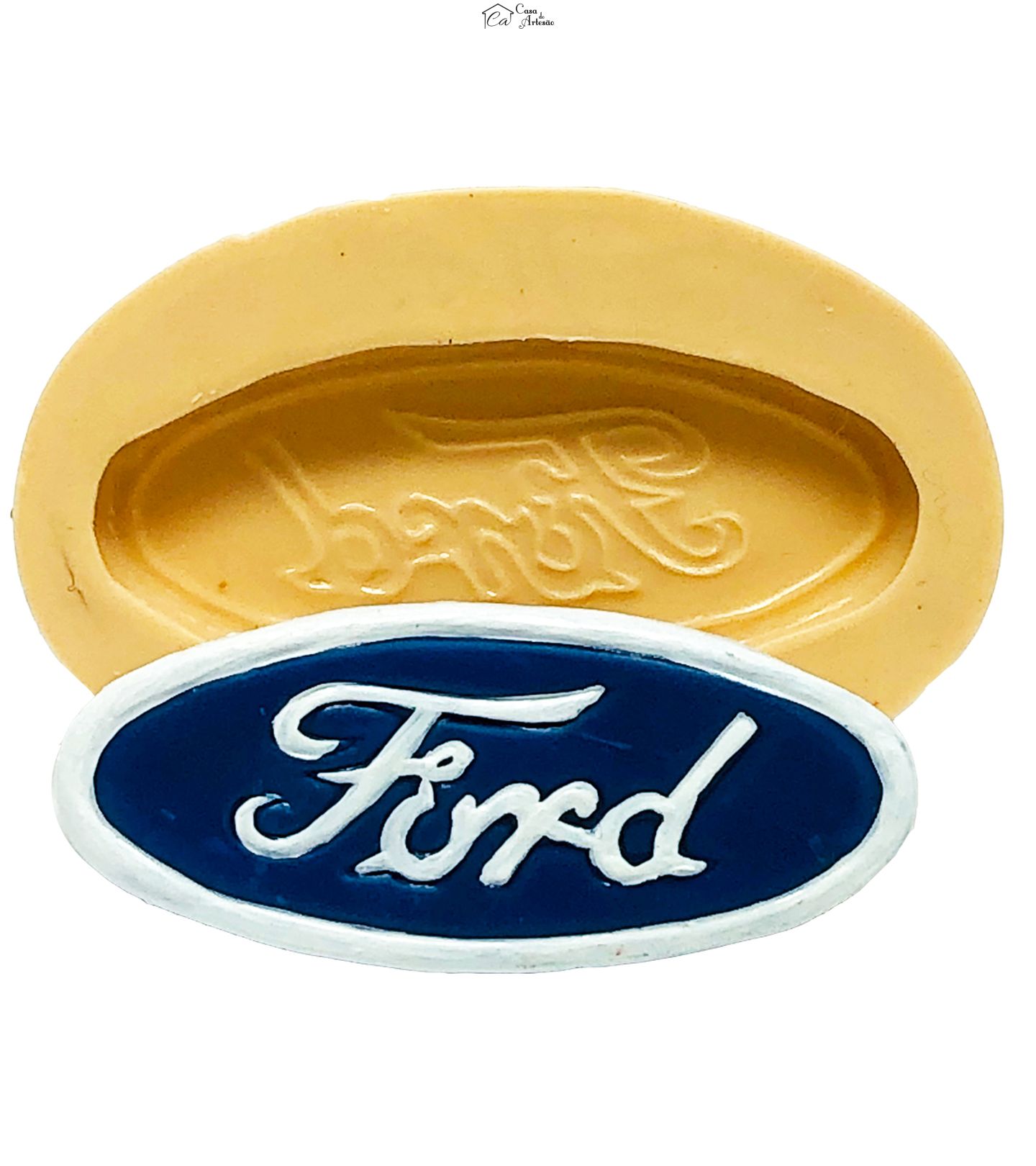 Molde de silicone - Ford - Logo Grande - P798