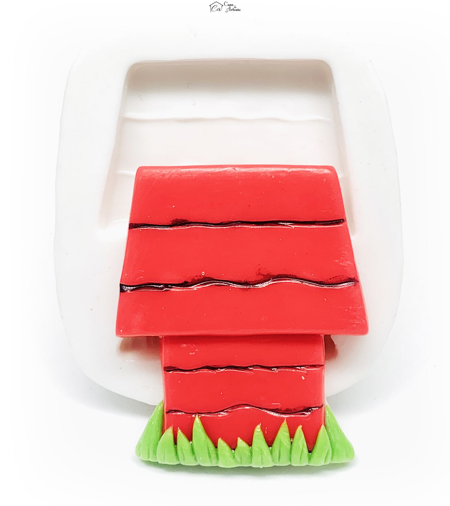 Molde de silicone - Turma do Snoopy - Casa Snoopy - Grande - P1214