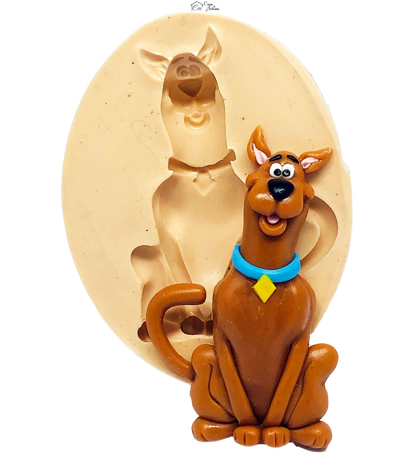 Molde de silicone - Scooby Doo - Medio - P756