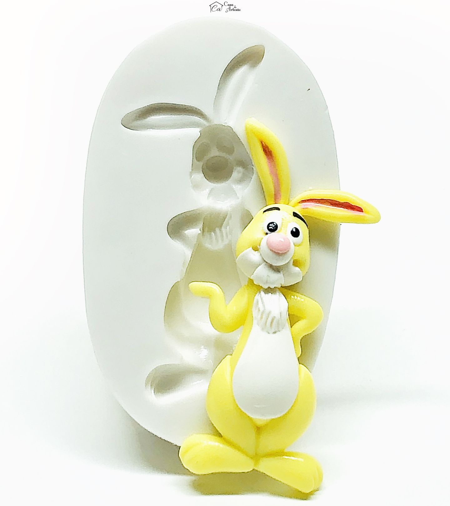 Molde de silicone - Urso Pooh - Abel - Pequeno - P1003