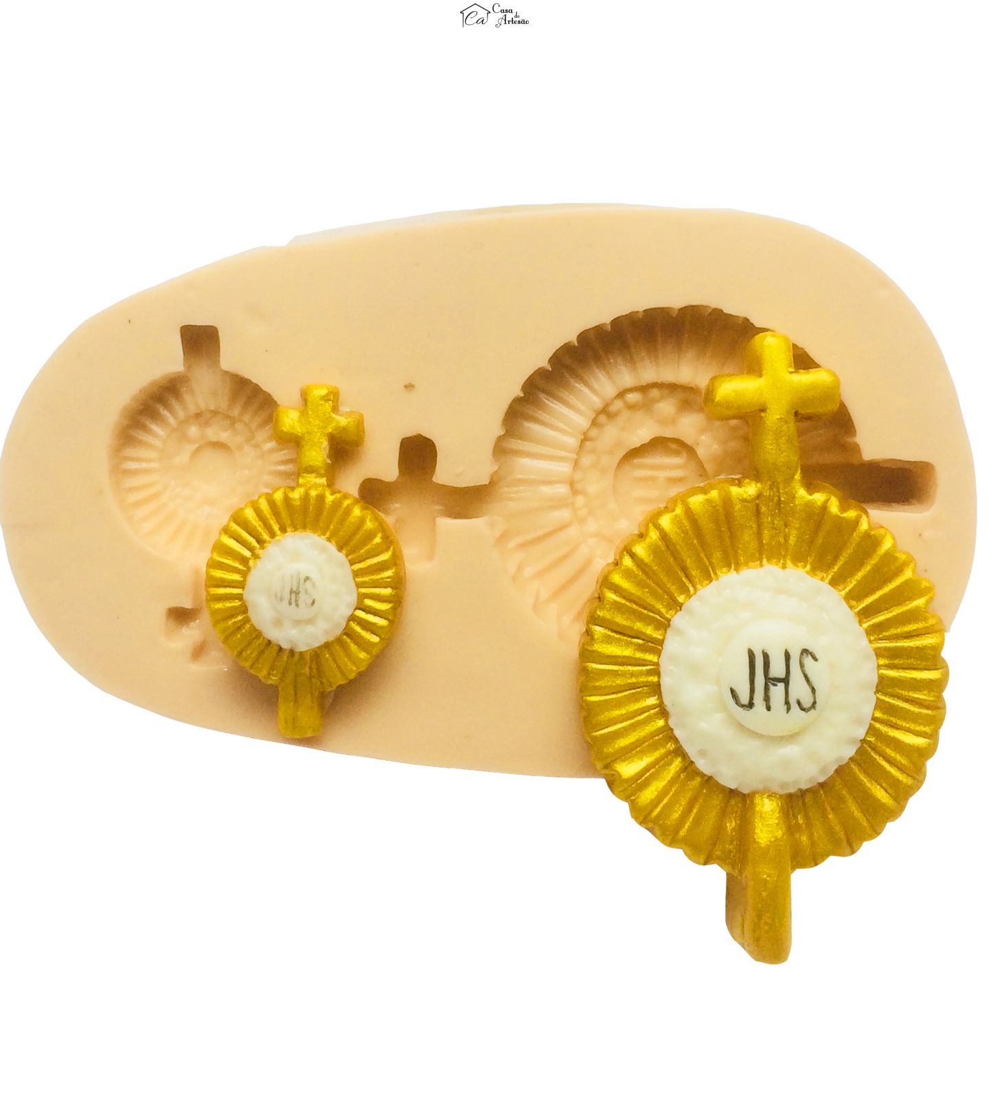 Molde de silicone - Igreja - Ostensorio - 02 Tamanhos - P210