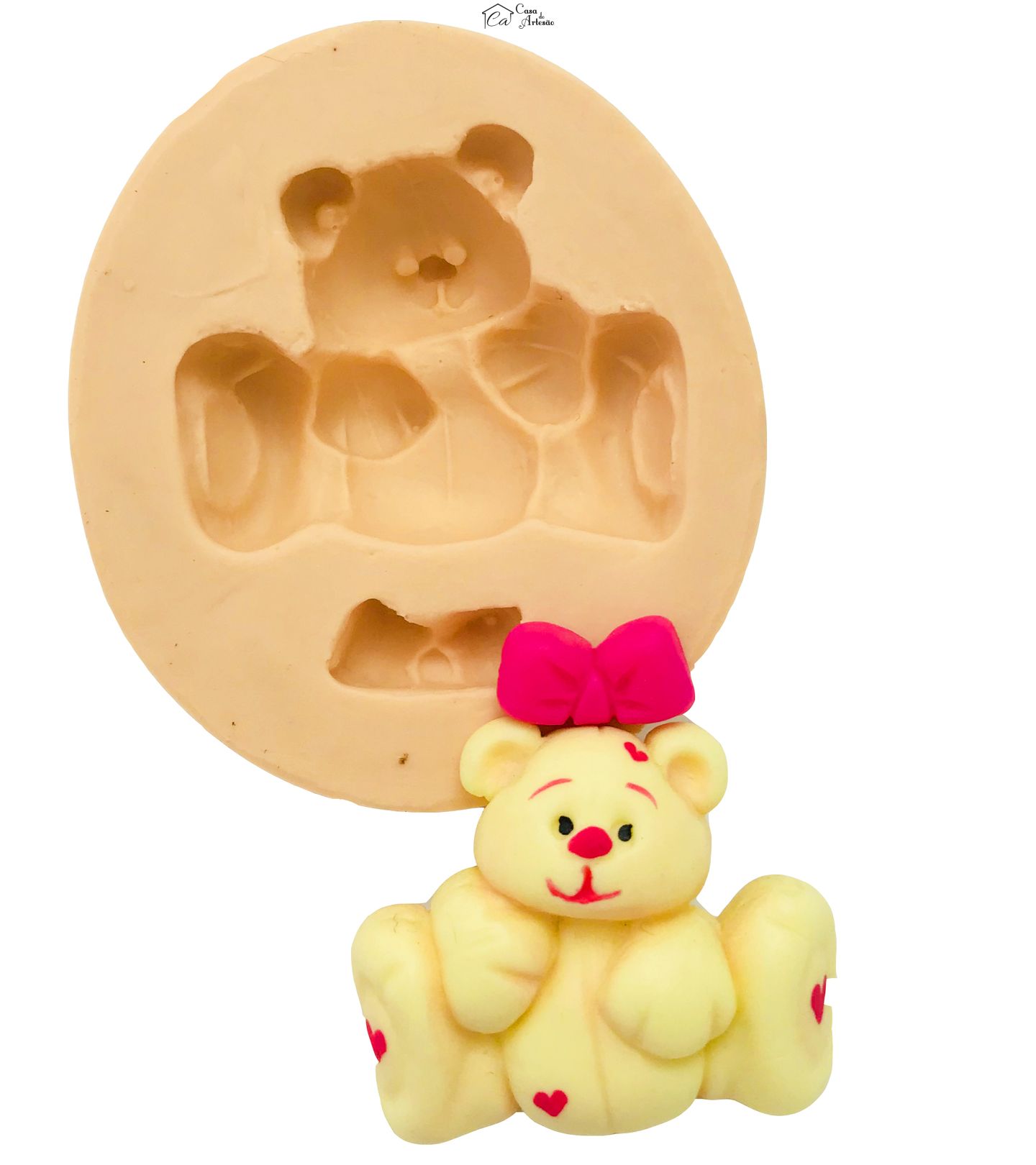 Molde de silicone - Ursa