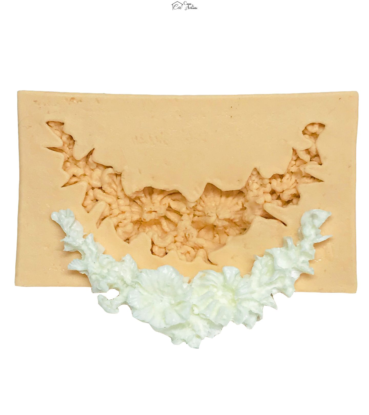 Molde de silicone - Floral - P536/P870