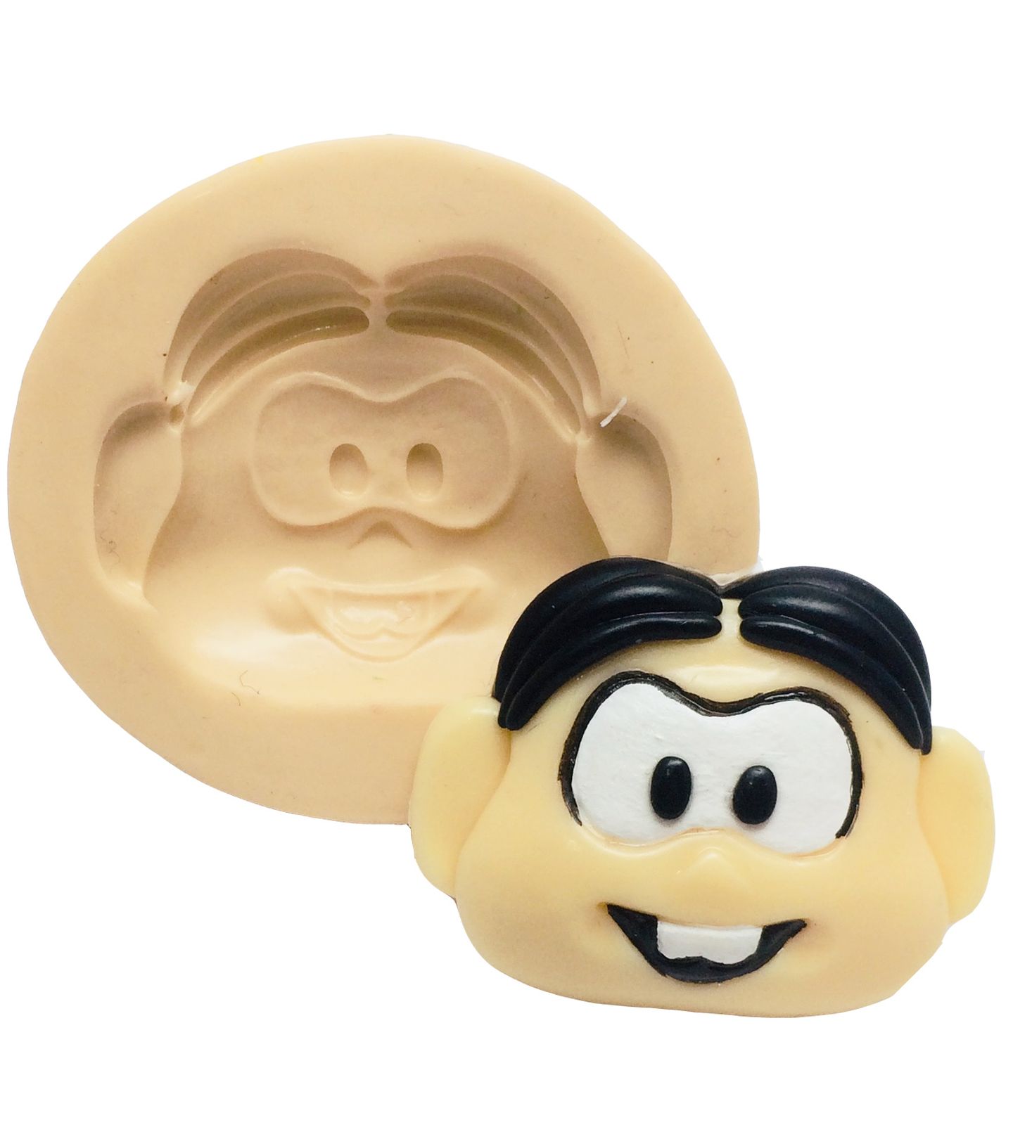 Molde de silicone - Rosto Menina Dentuça - Grande - P207