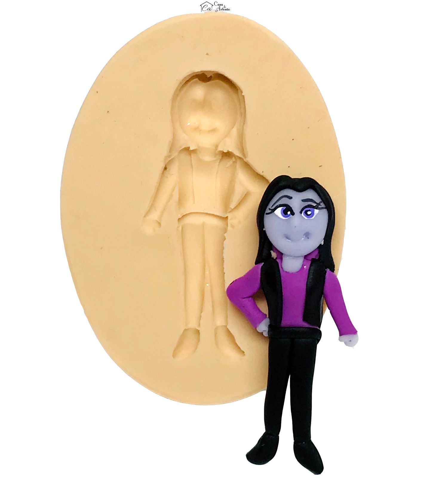 Molde de silicone - Vampirina - Oxana - Pequena - P587