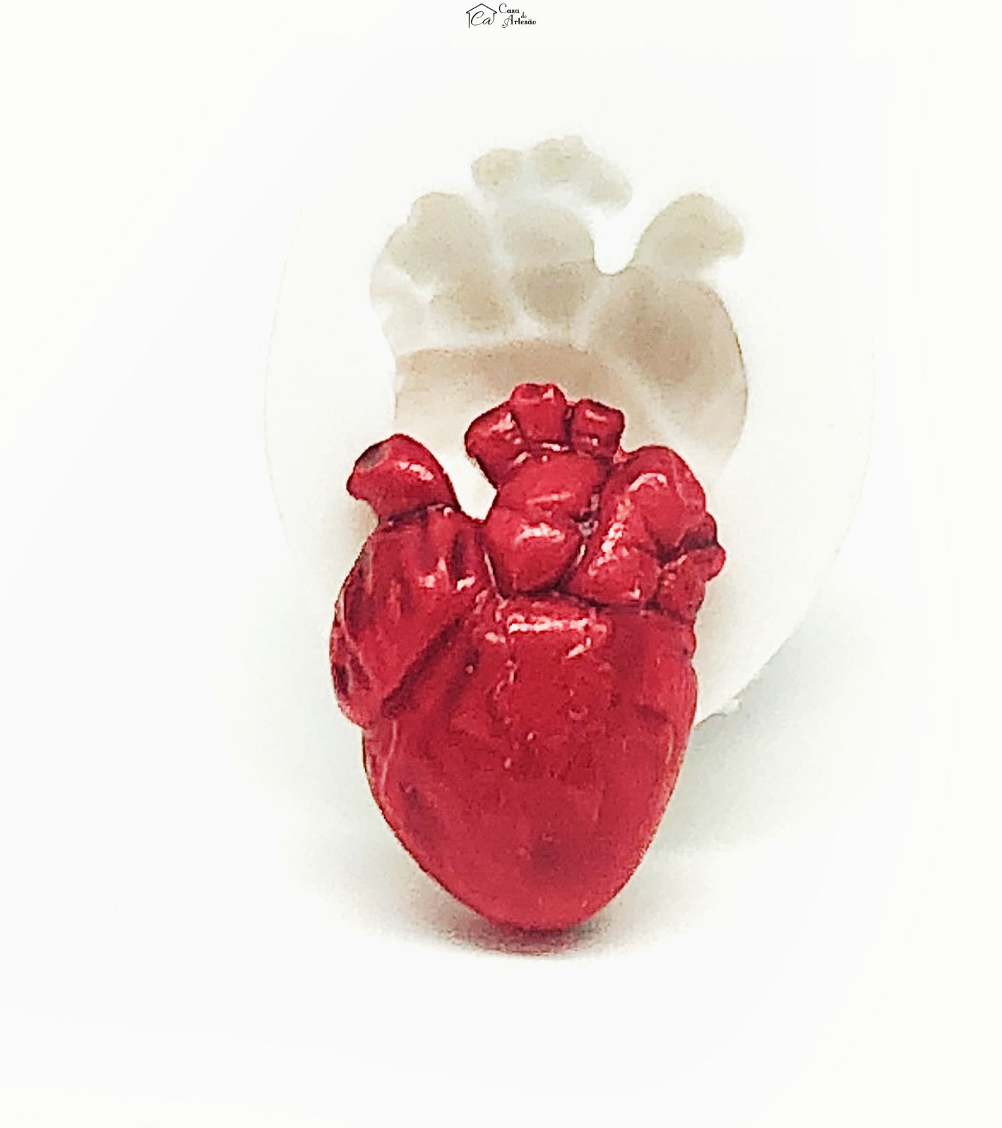 Molde de silicone - Coracao - Pequeno - P1129