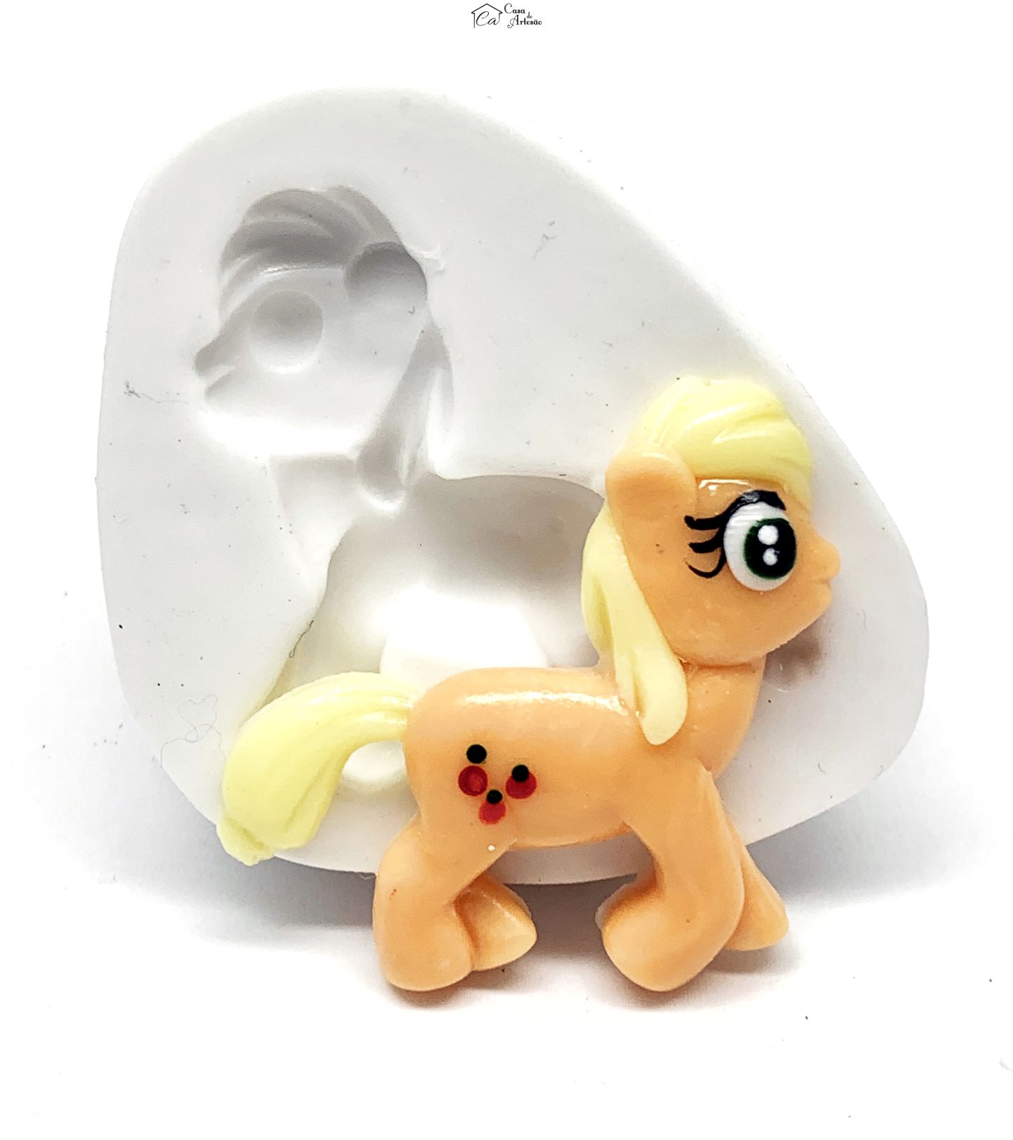 Molde de silicone - Meu Pequeno Ponei - Applejack - Medio - P1199