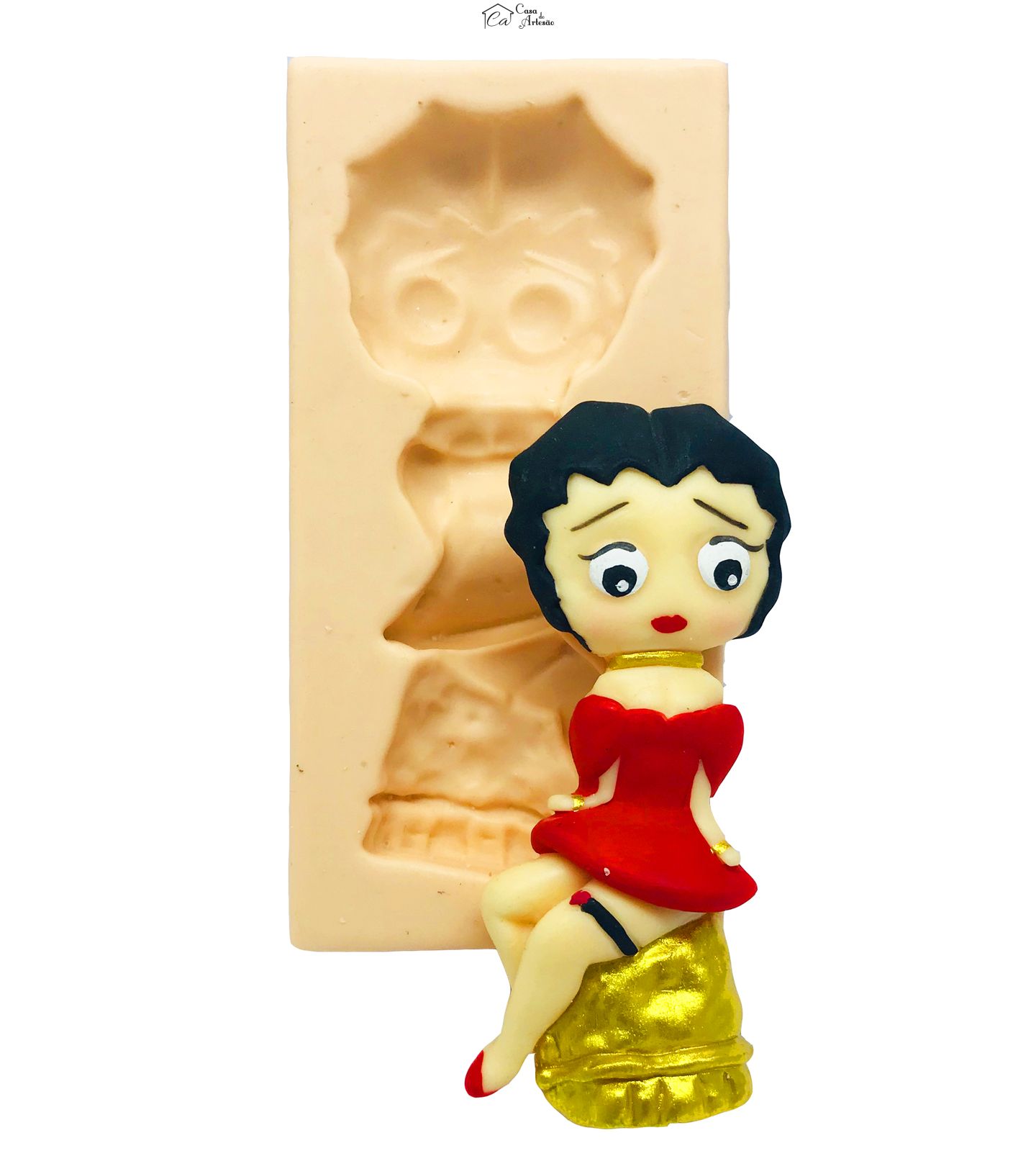 Molde de silicone - Betty Boop - P115