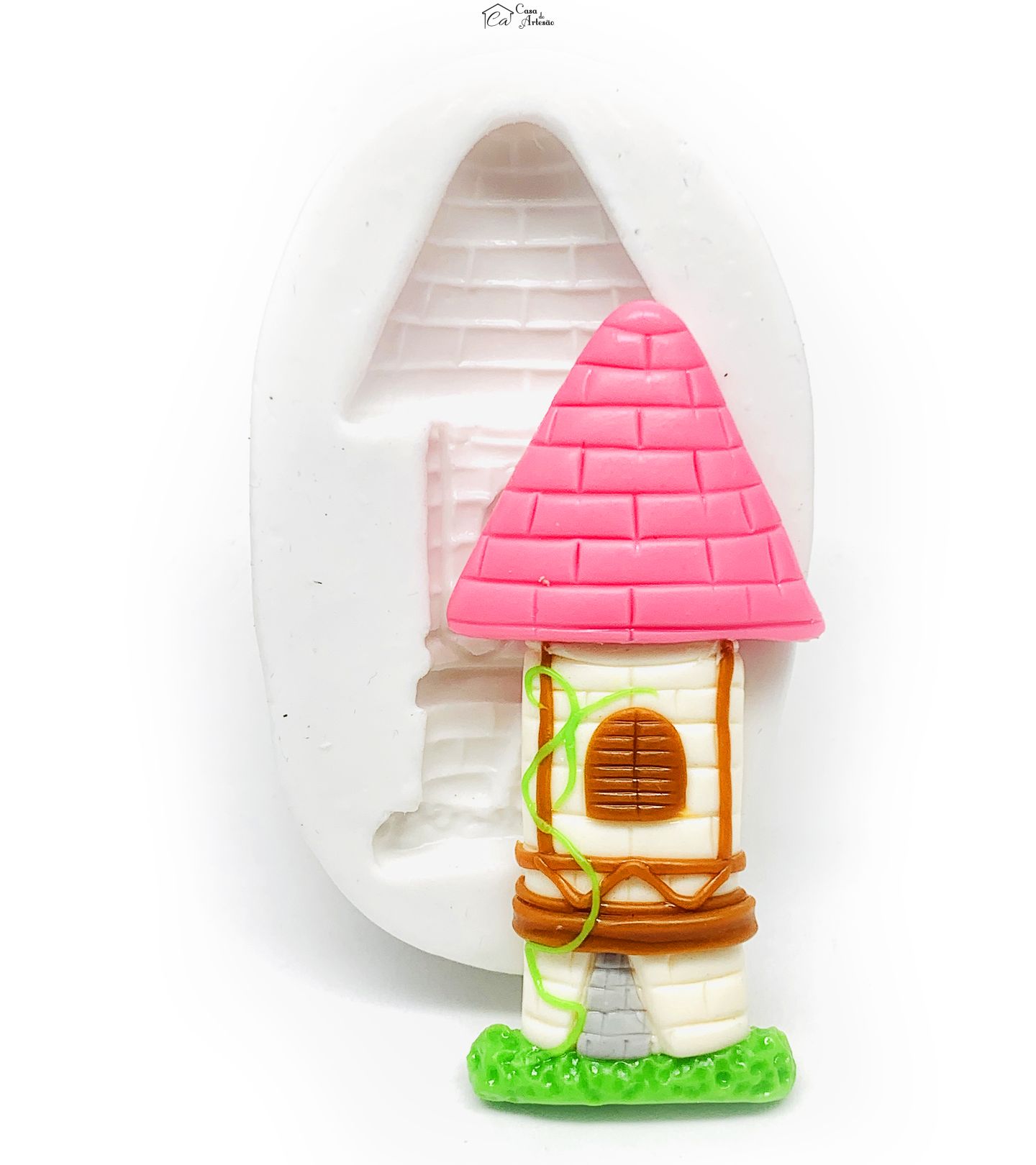 Molde de silicone - Rapunzel - Castelo - P176