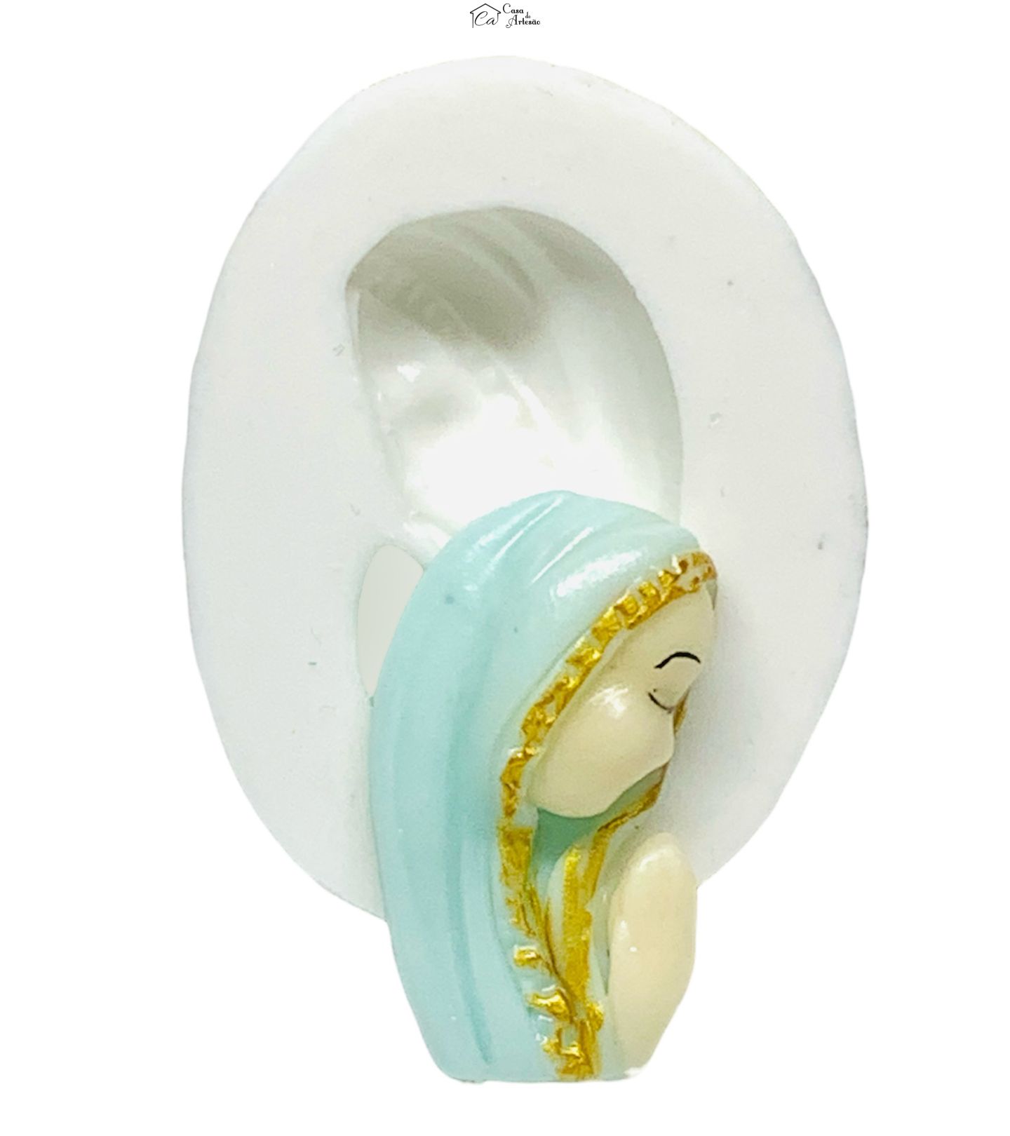 Molde de silicone - Santa 2 - Busto Santa - Pequena - P1235