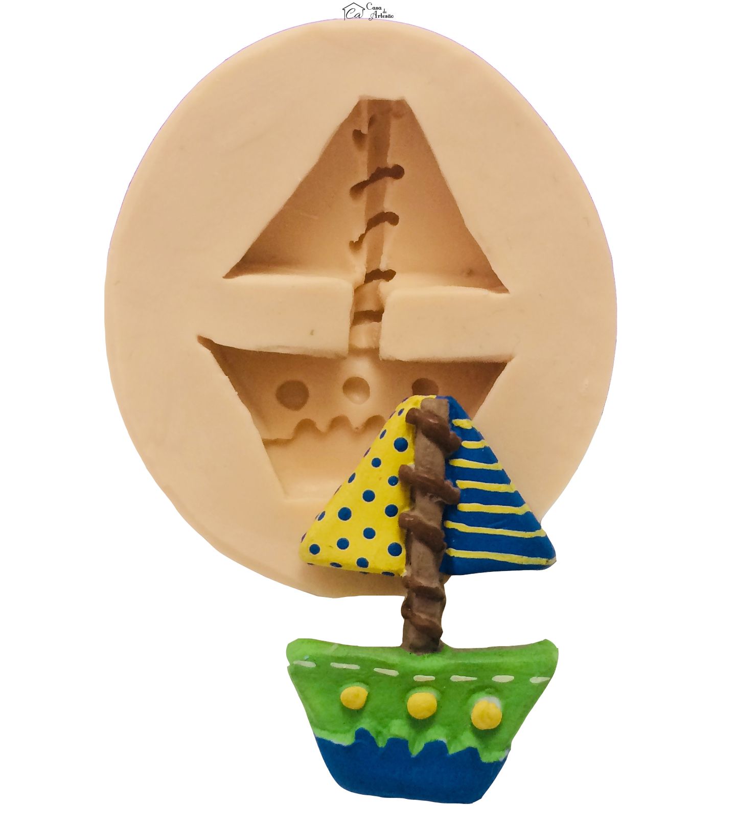 Molde de silicone - Barco