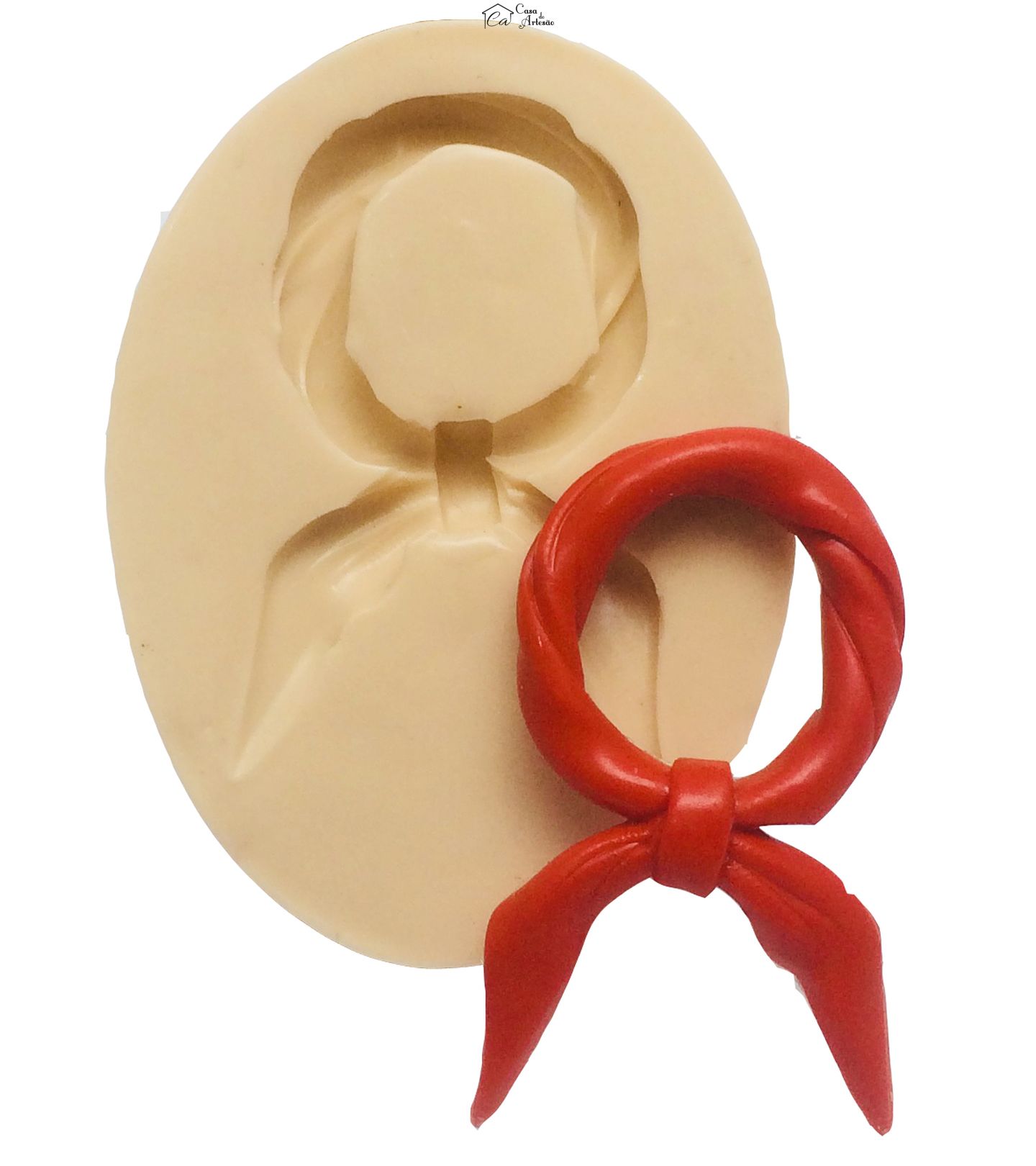 Molde de silicone - Tradições Gauchas - Lenço Pequeno - P209