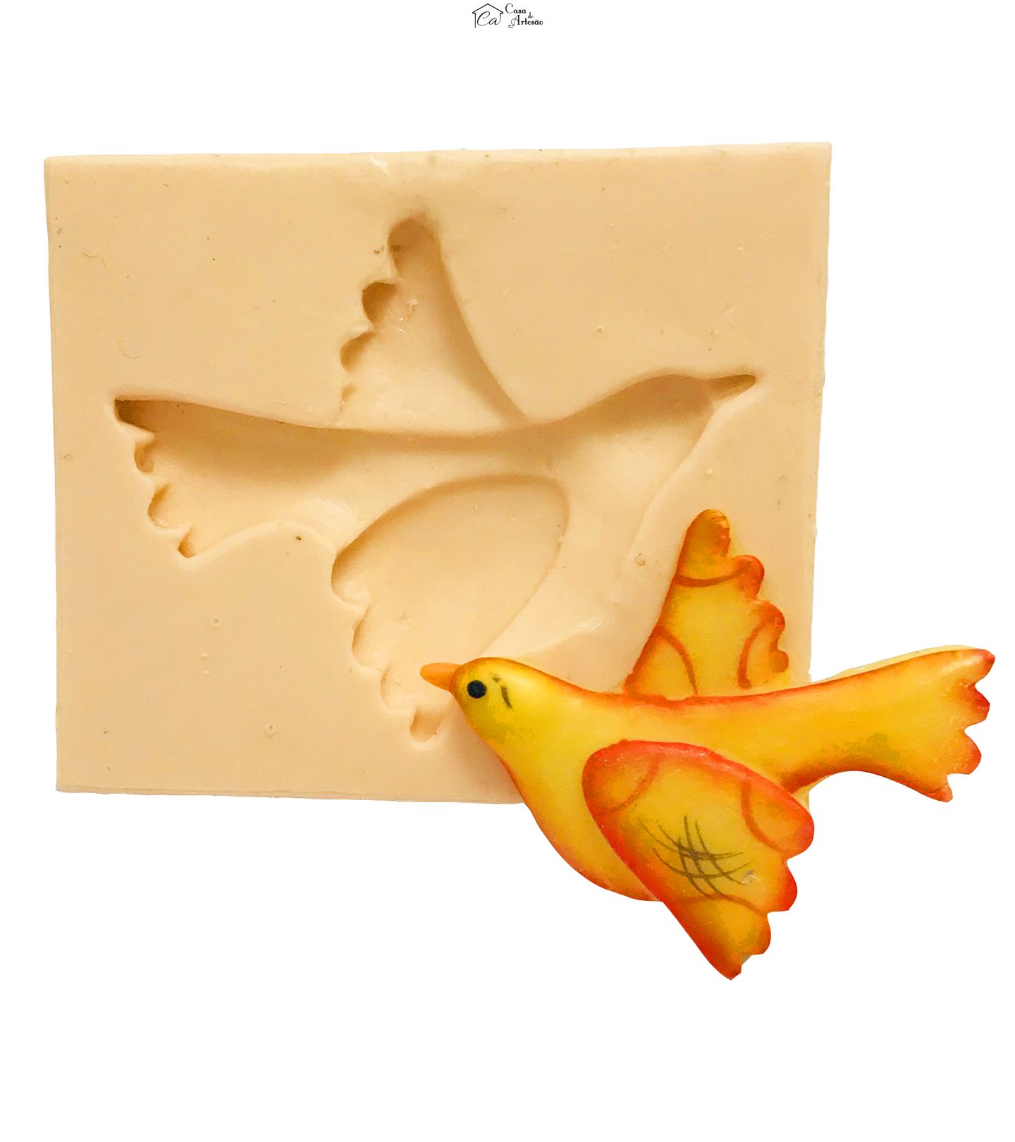 Molde de silicone - Passaro - P108