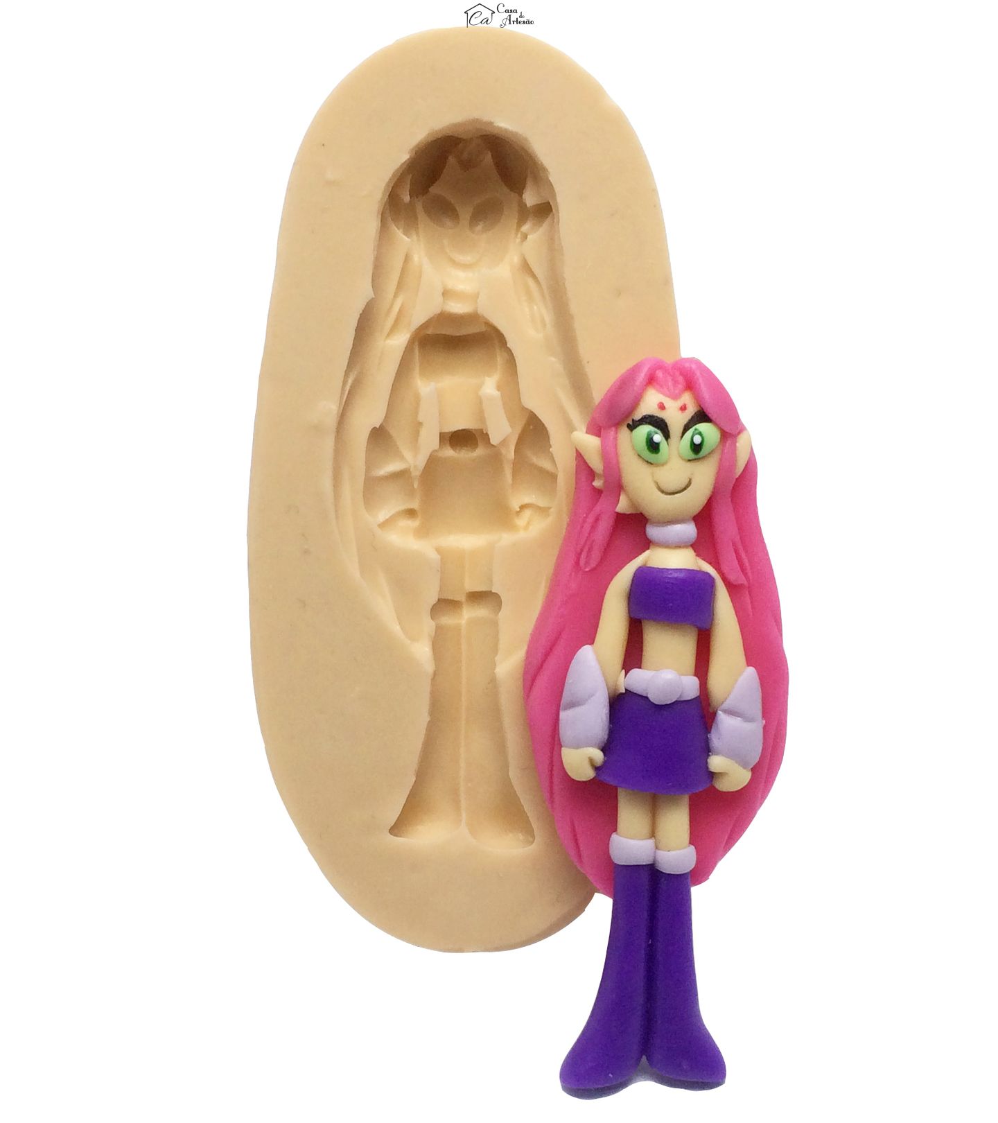 Molde de silicone - Jovens Titãs - Estelar - P242