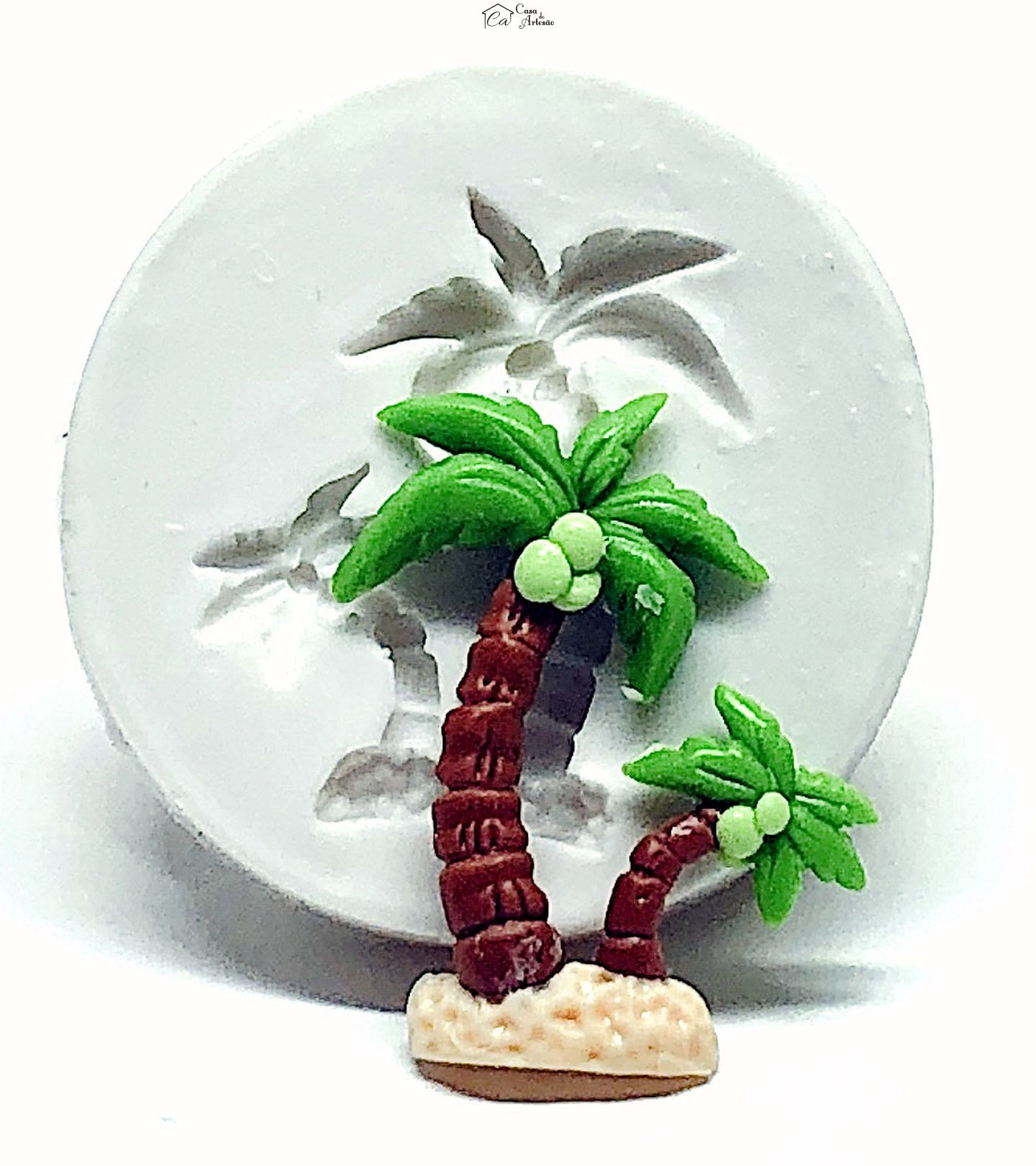 Molde de silicone - Coqueiro - Mod.03 - Pequeno - P963